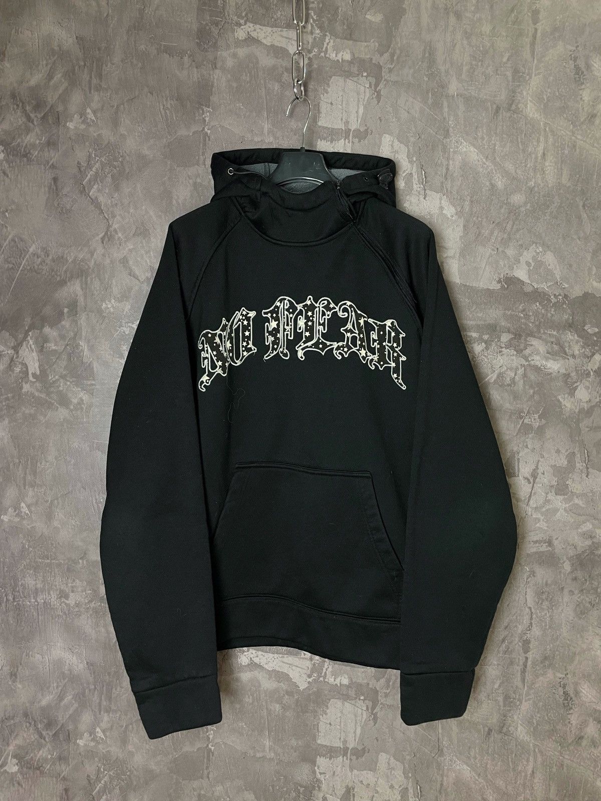 No Fear × Vintage Rare Vintage 90s No Fear Spellout logo Hoodie Size US XL / EU 56 / 4 - 1 Thumbnail
