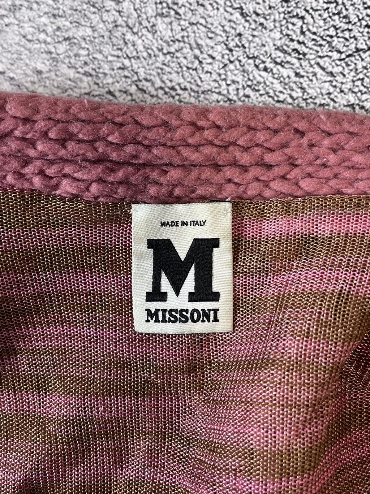 Missoni Missoni Pink Open Knit Cardigan Sweater Wool Cashmere Italy Size XS / US 0-2 / IT 36-38 - 4 Thumbnail