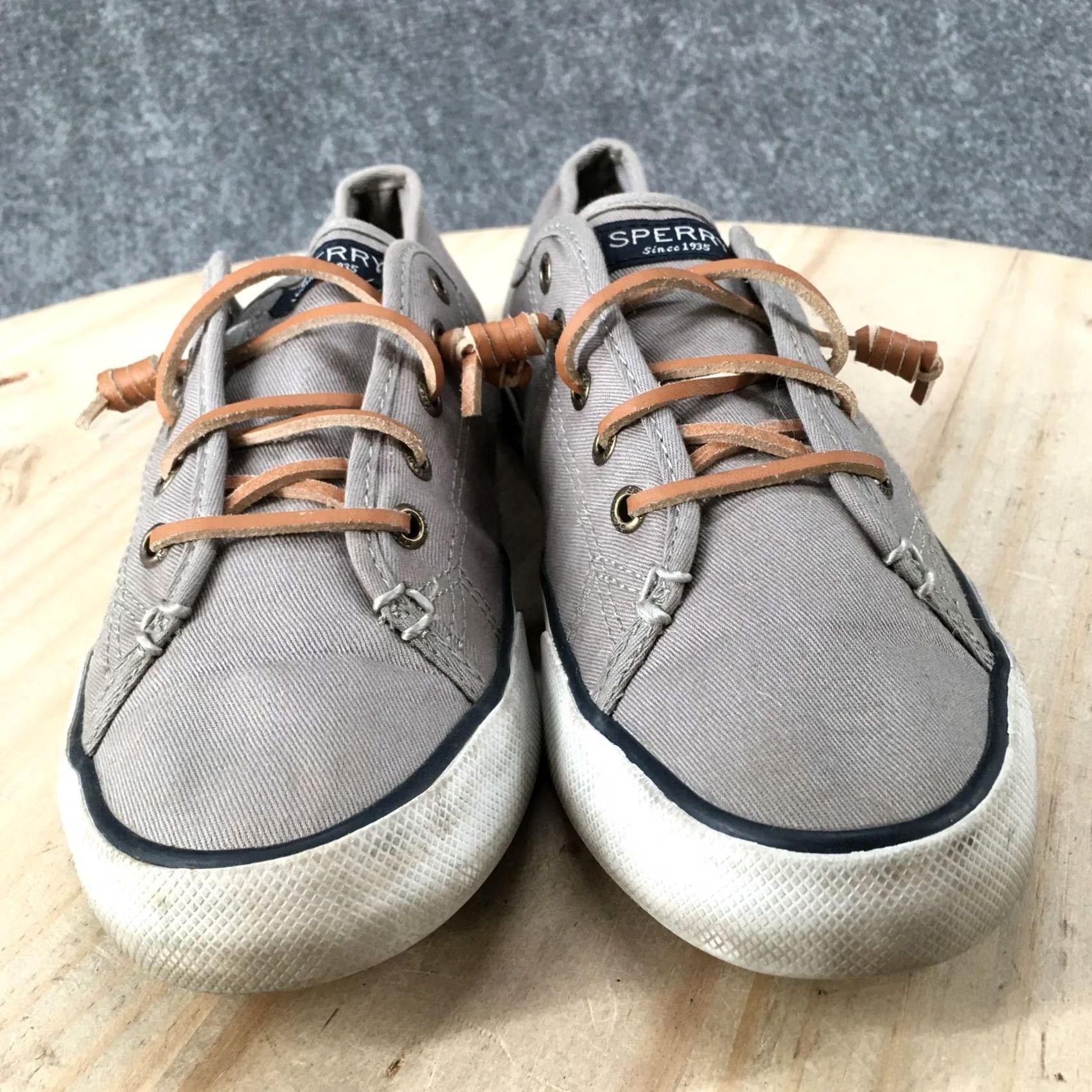 Sperry SPERRY Top Sider Sneaker Gray Fabric Low Top Womens 8.5M Seacoast Sts95729 Size M / US 6-8 / IT 42-44 - 6 Thumbnail