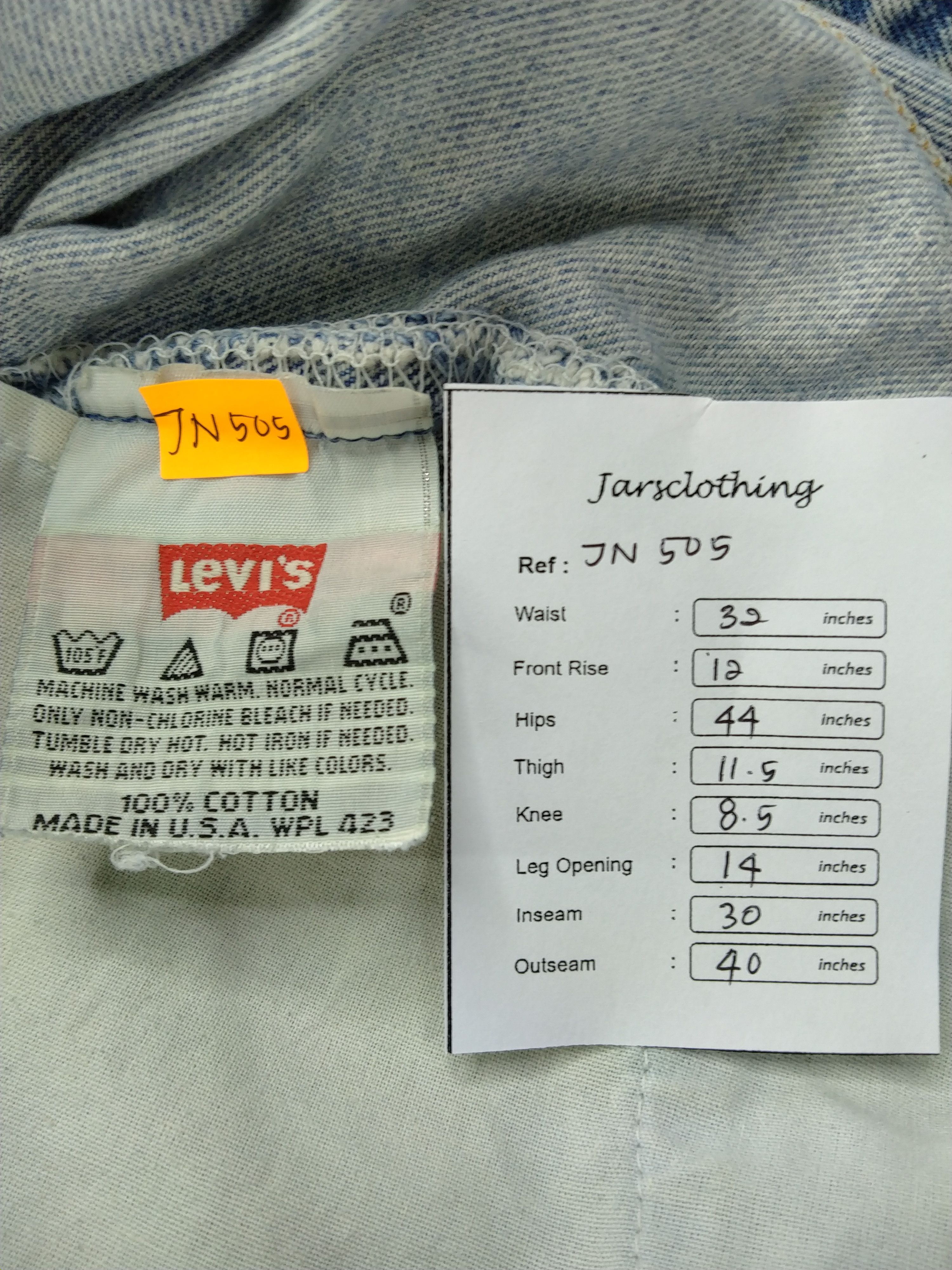 Levi's Vintage Levi's 501 Dirty Ripped Denim 32 x 30 -JN505 Size US 32 / EU 48 - 8 Thumbnail