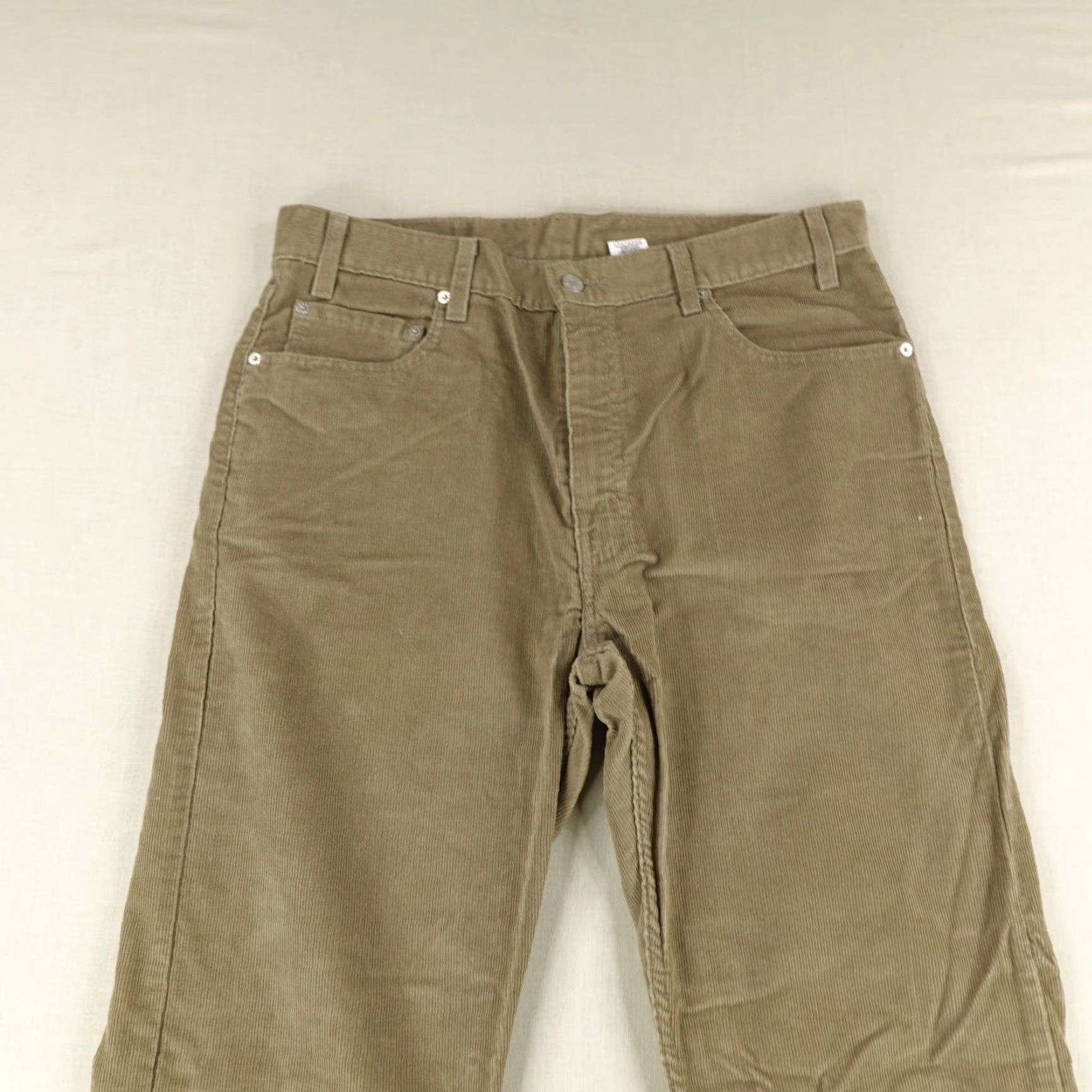 Levi's Vintage Levis Pants Mens 36x34 Brown 505 Corduroy Regular Straight Y2K Levi's 500 Series Mens Pants Brown Corduroy 36 34 Regular Vintage Size US 36 / EU 52 - 2 Thumbnail
