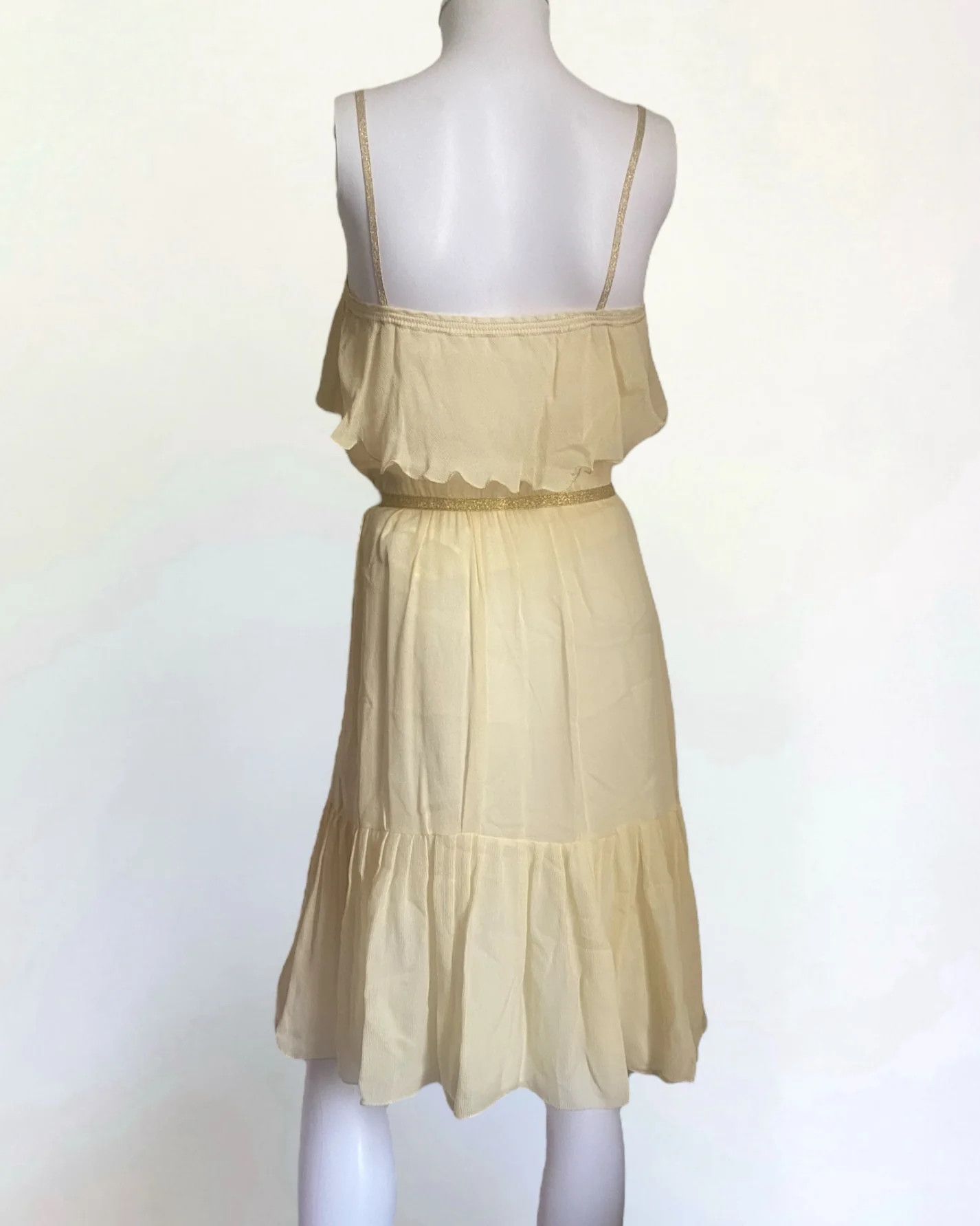 Miu Miu Miu Miu Silk Layered Dress, SS 2001 Size XS / US 0-2 / IT 36-38 - 3 Thumbnail