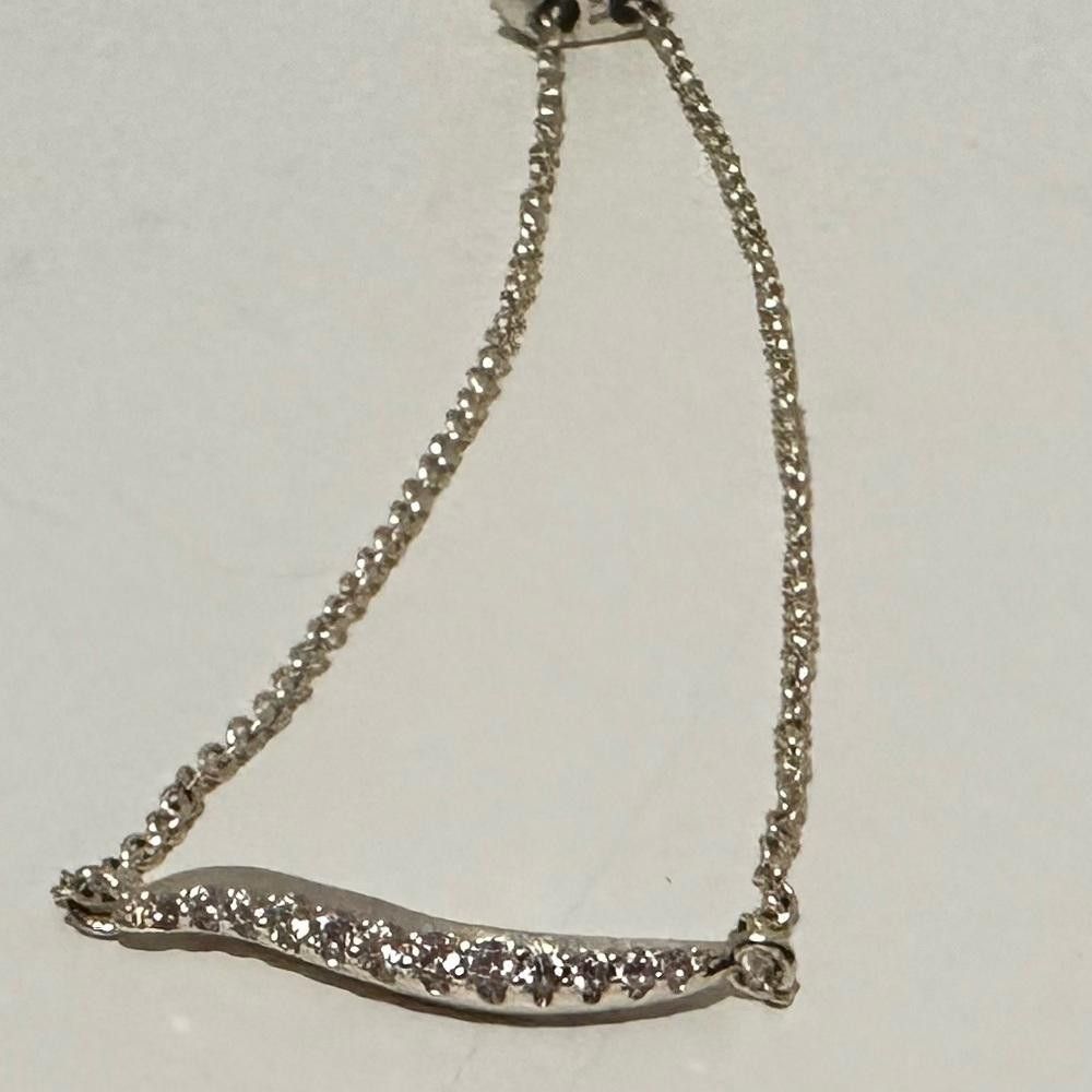 Kendra Scott Kendra Scott Jemmina Gold Chain Crystal Wave Bar Bracelet Size ONE SIZE - 6 Thumbnail