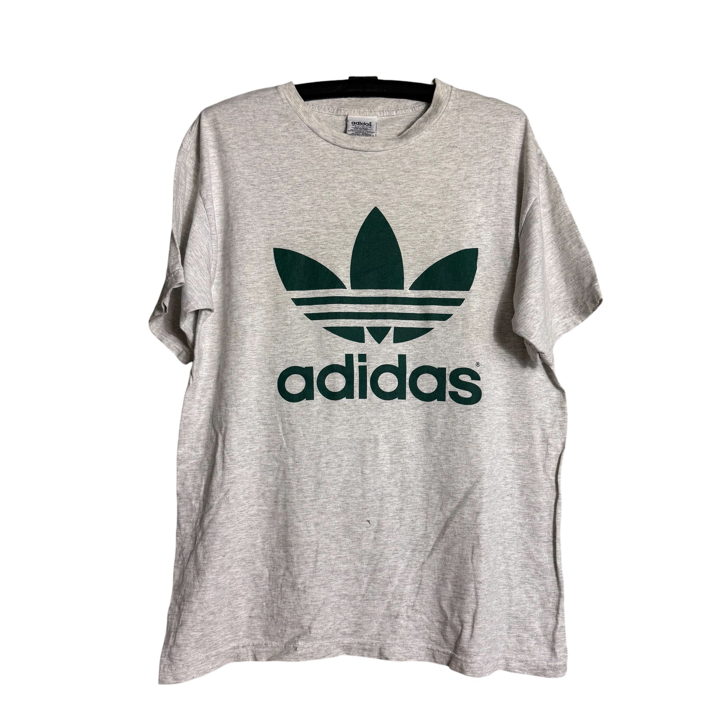 Adidas 🔥RARE🔥Vintage 90s Adidas Big Logo Spellout T-shirt Size US M / EU 48-50 / 2 - 1 Thumbnail