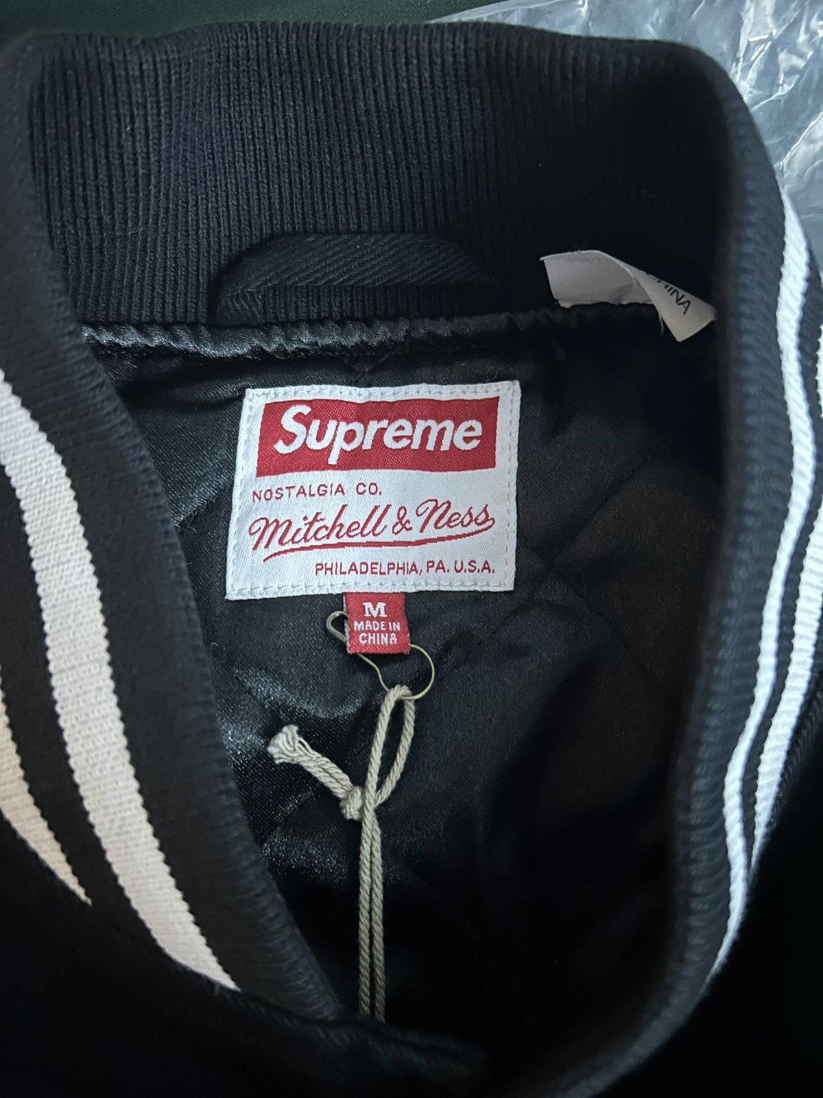 Mitchell & Ness × Supreme Supreme Mitchell & Ness Doughboy Twill Varsity Jacket Medium Size US M / EU 48-50 / 2 - 6 Thumbnail