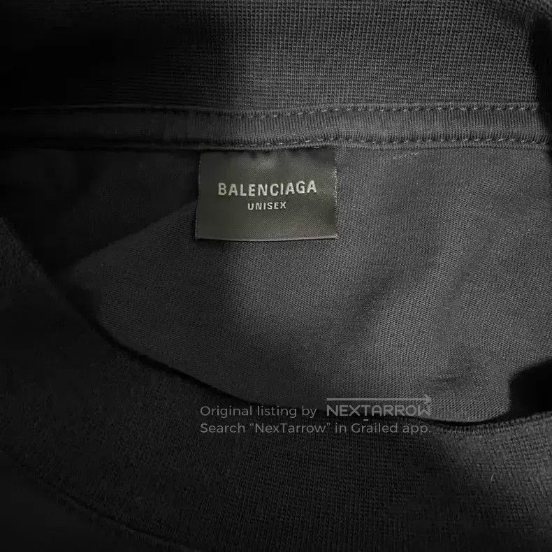 Balenciaga Balenciaga Phantom Faded T-Shirt Distressed Hem Destroyed Size US L / EU 52-54 / 3 - 3 Thumbnail