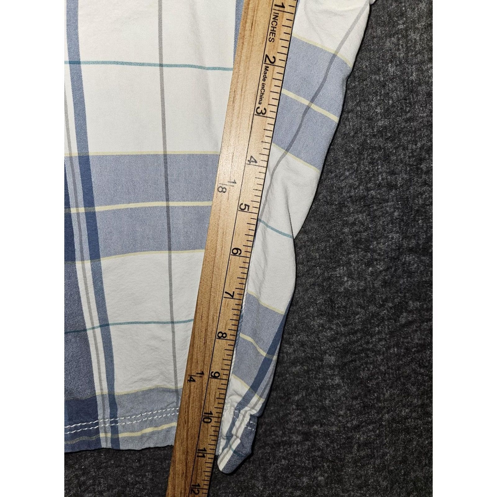 American Eagle Outfitters American Eagle Outfitters Longer Length Shorts Mens 38 Blue Plaid Cotton Casual Bermuda Shorts Mens 38 Blue Plaid Cotton Casual 90s Preppy Logo Pocket Size US 38 / EU 54 - 5 Thumbnail
