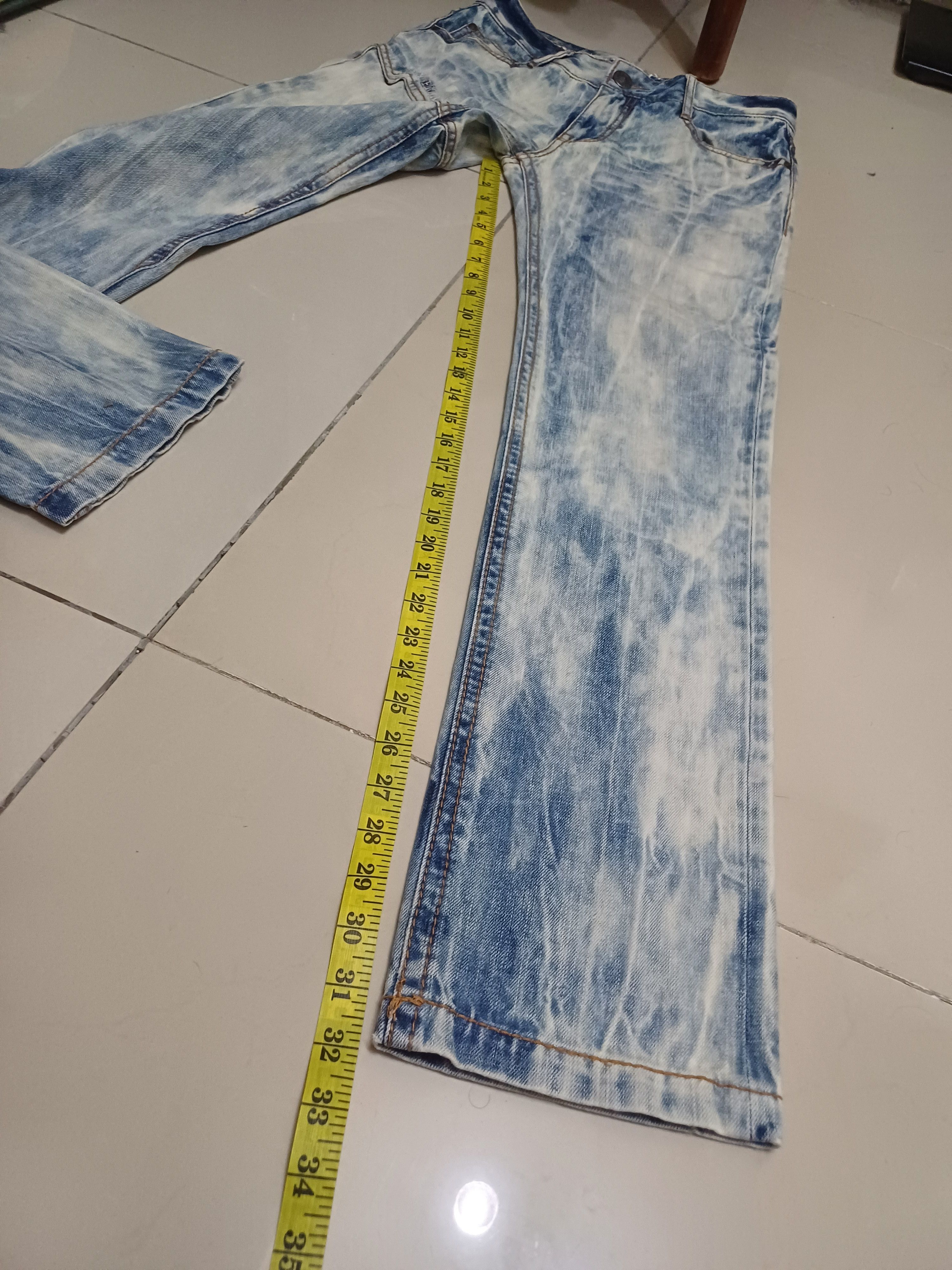 Seditionaries Crazy acid wash jeans Punk Goth Distressed MCD Jeans Size US 30 / EU 46 - 17 Thumbnail