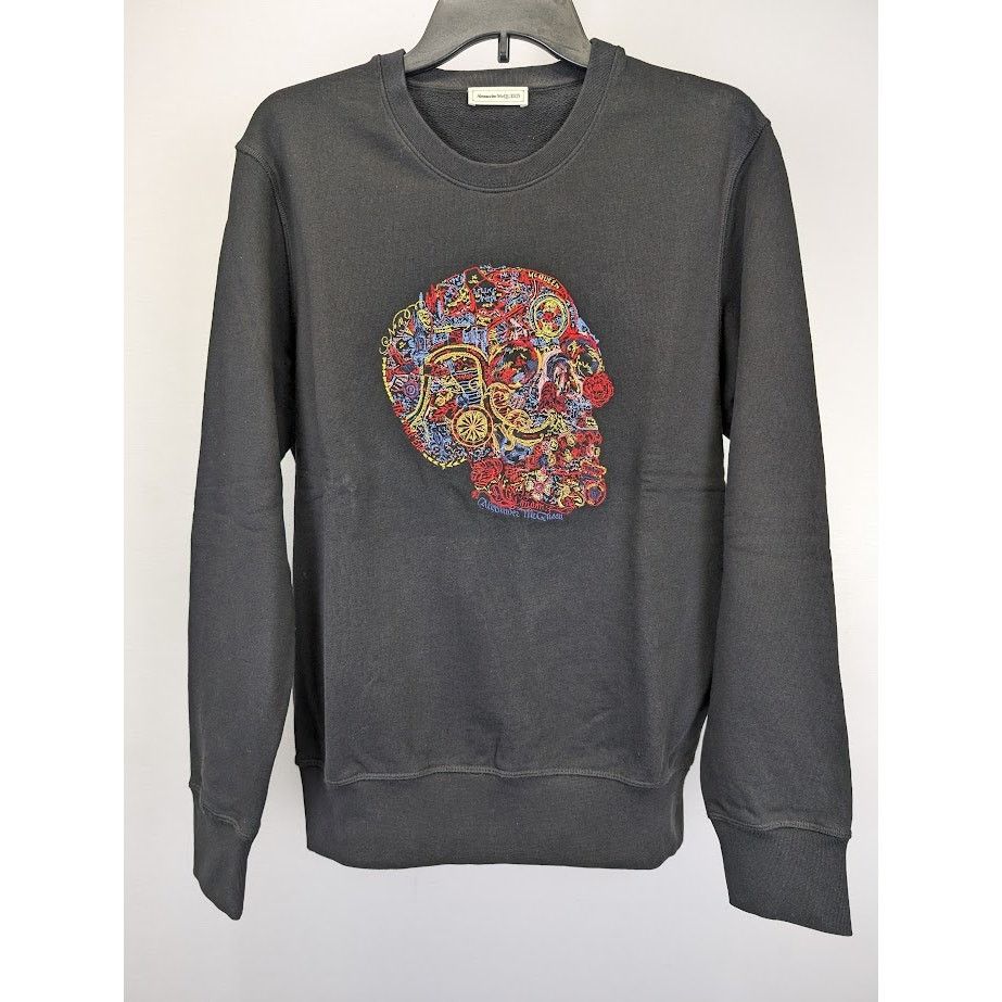 Alexander McQueen o1rshd1 Sweatshirt in Black Size US M / EU 48-50 / 2 - 4 Thumbnail