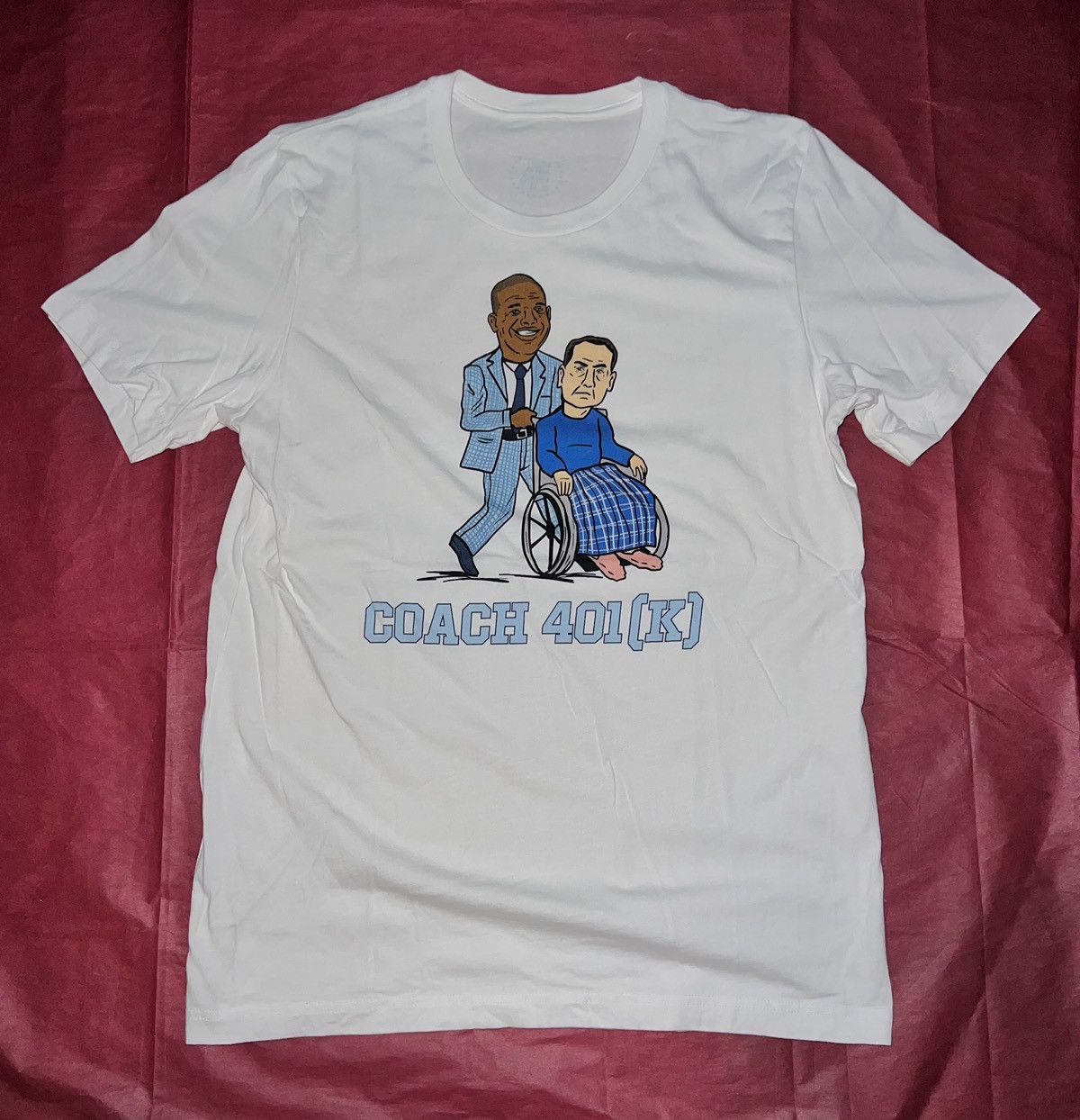 NCAA UNC BASKETBALL 🏀 COACH 401(K) Size US M / EU 48-50 / 2 - 6 Thumbnail