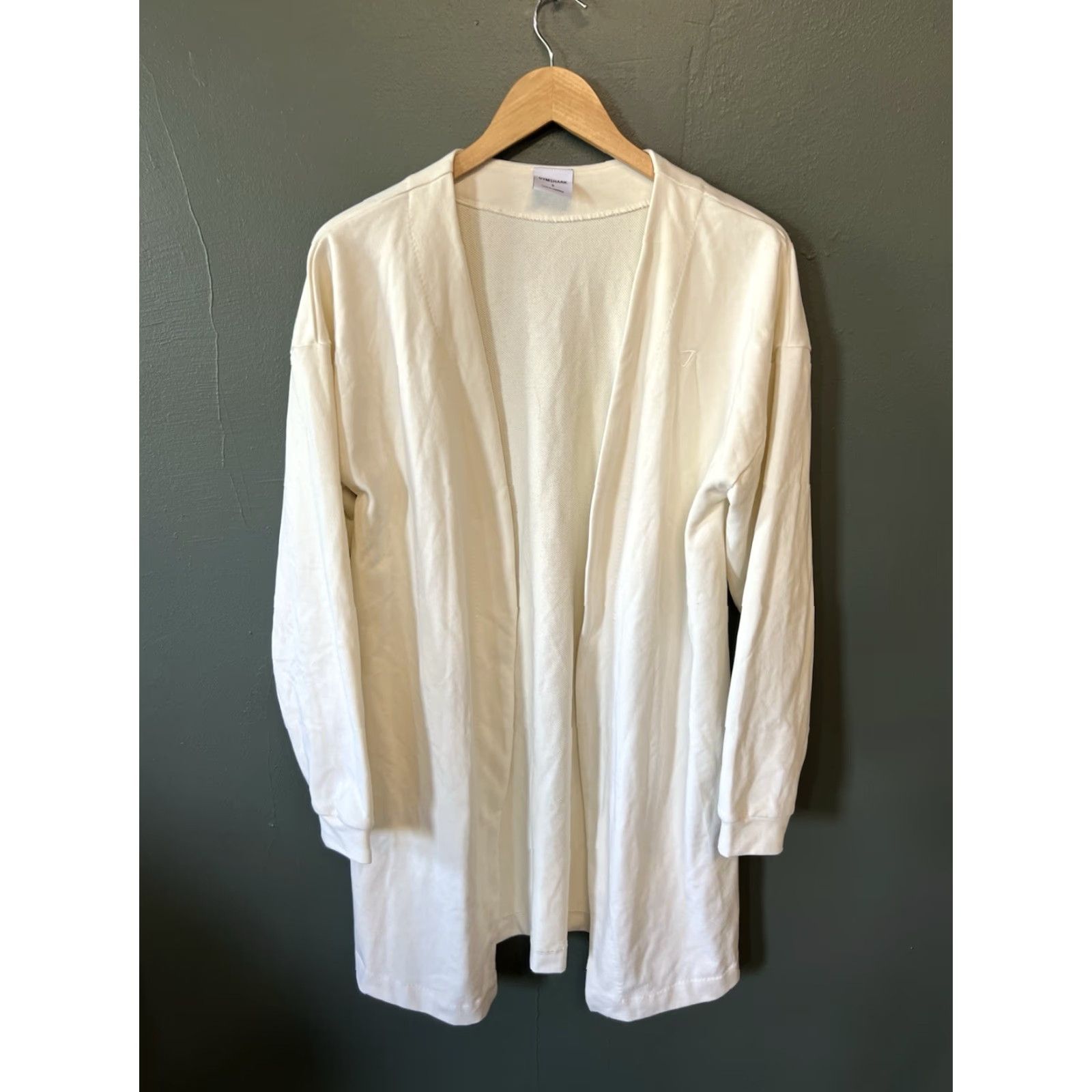 Gymshark VINTAGE Gymshark Whitney Simmons Open Front Cardigan Women Cardigan Cream S Open Front Cardigan Womens S Size S / US 4 / IT 40 - 2 Thumbnail