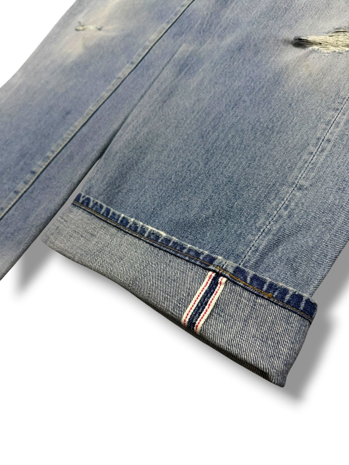 Japanese Brand Vintage 90s Salty Dog Union Made Selvedge Denim Jeans | W31 Size US 31 - 7 Thumbnail