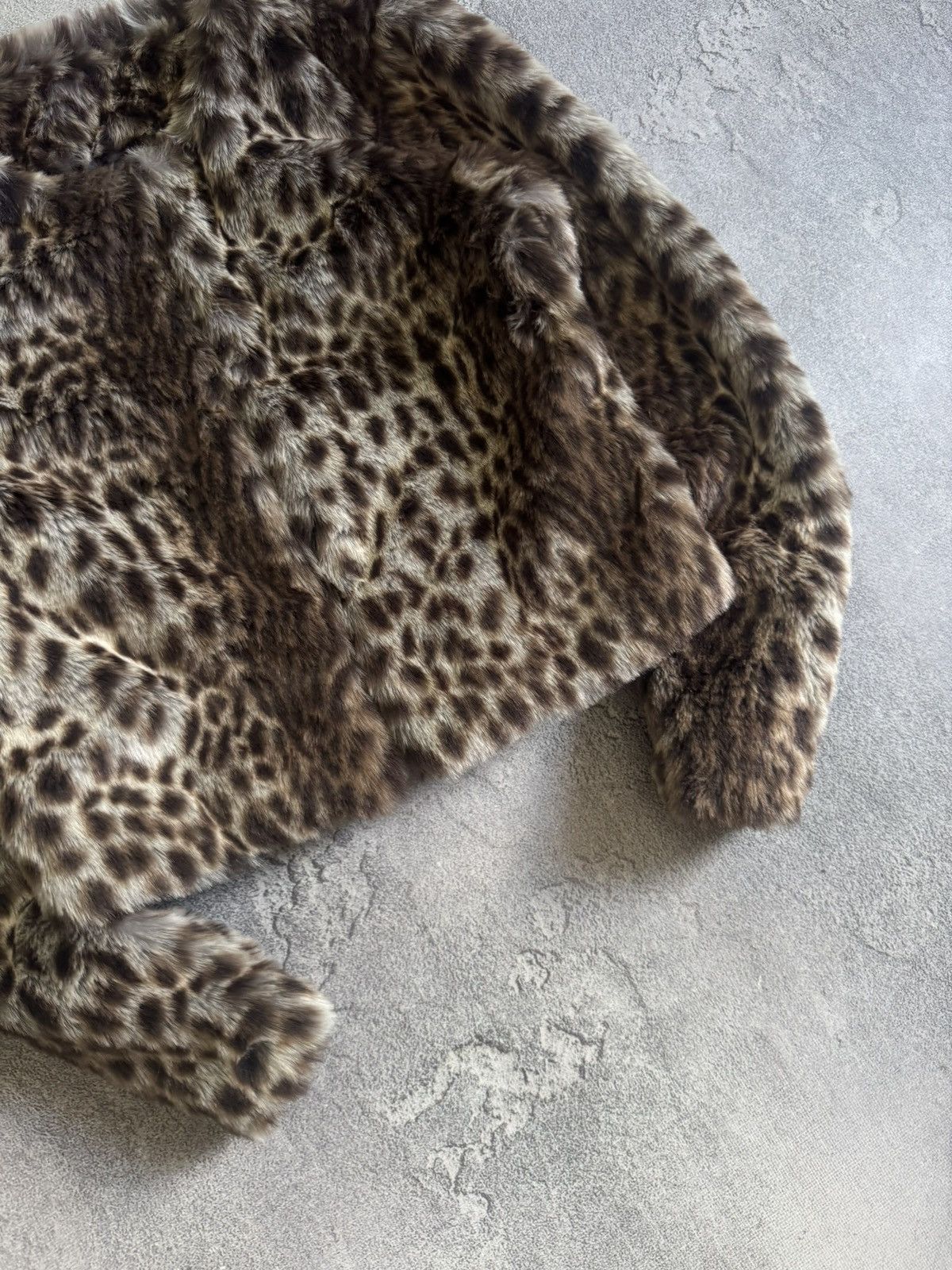 Hysteric Glamour Rare Faux Fur jacket bomber blazer Y2K Avantgarde L.G.B. 90s Size XS / US 0-2 / IT 36-38 - 3 Thumbnail