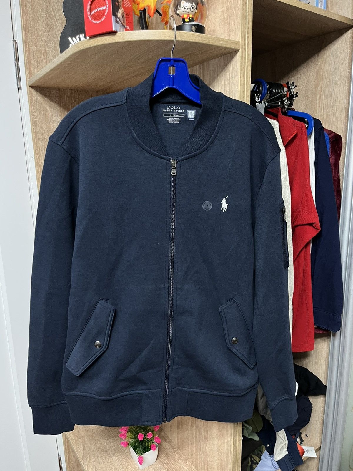 Ralph Lauren Polo Ralph Lauren Double Knit MA-1 Bomber Jacket Size US M / EU 48-50 / 2 - 1 Thumbnail