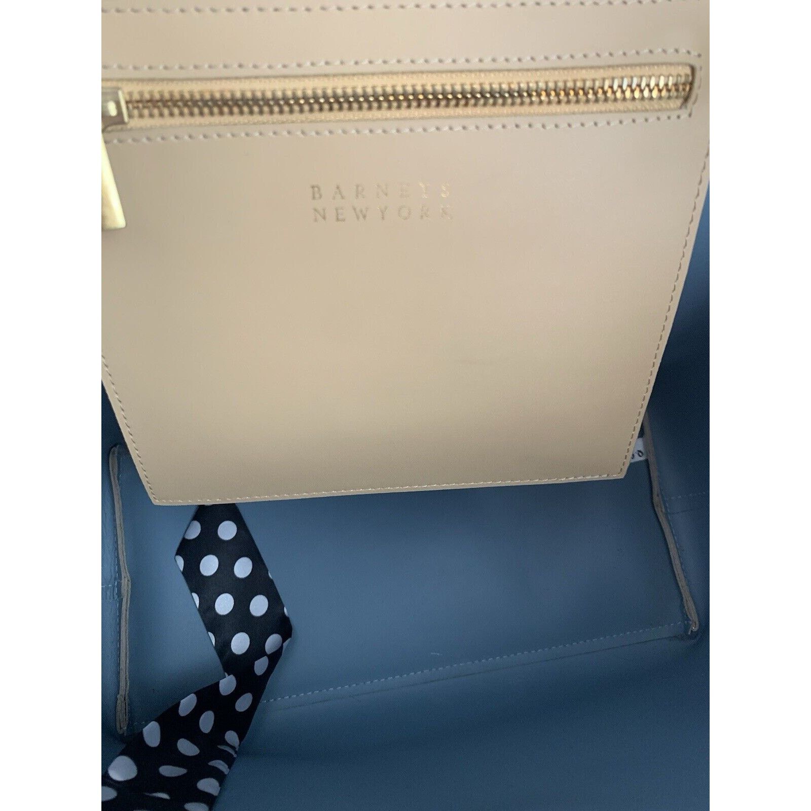 Barneys New York Barneys New York Leather Purse Beige Tote Bag Soft Leather Size ONE SIZE - 4 Thumbnail