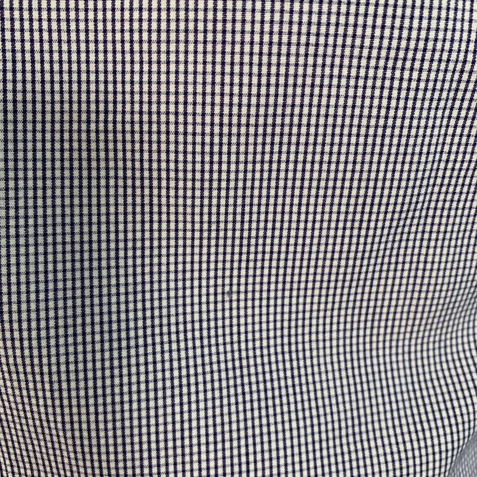 agnes b. AGNÈS B Gingham Cotton Button Down Collar Short Sleeve Shirt Size US M / EU 48-50 / 2 - 6 Thumbnail