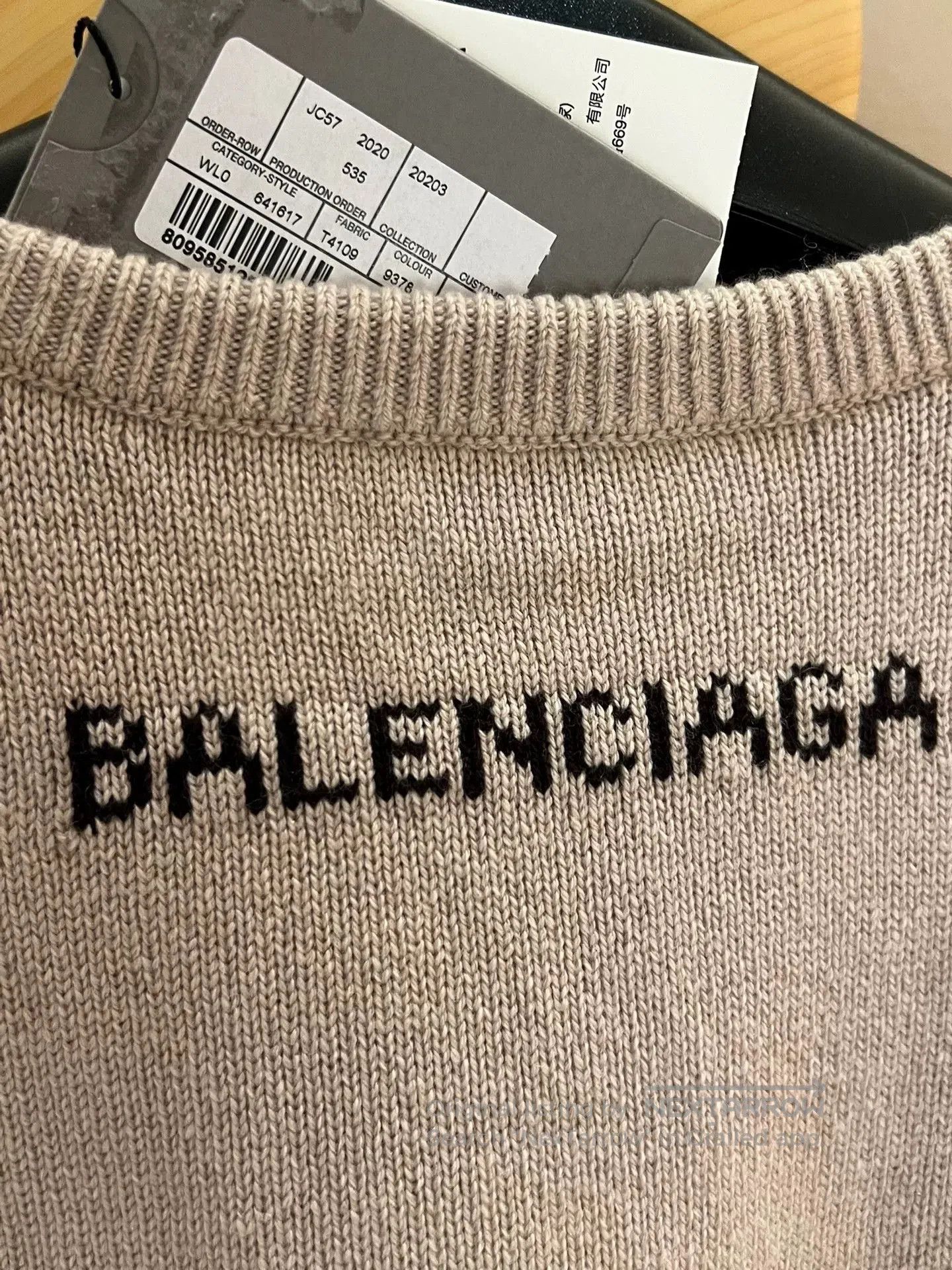 Balenciaga Balenciaga Logo Cashmere Sweater for Women. Size S / US 4 / IT 40 - 4 Thumbnail
