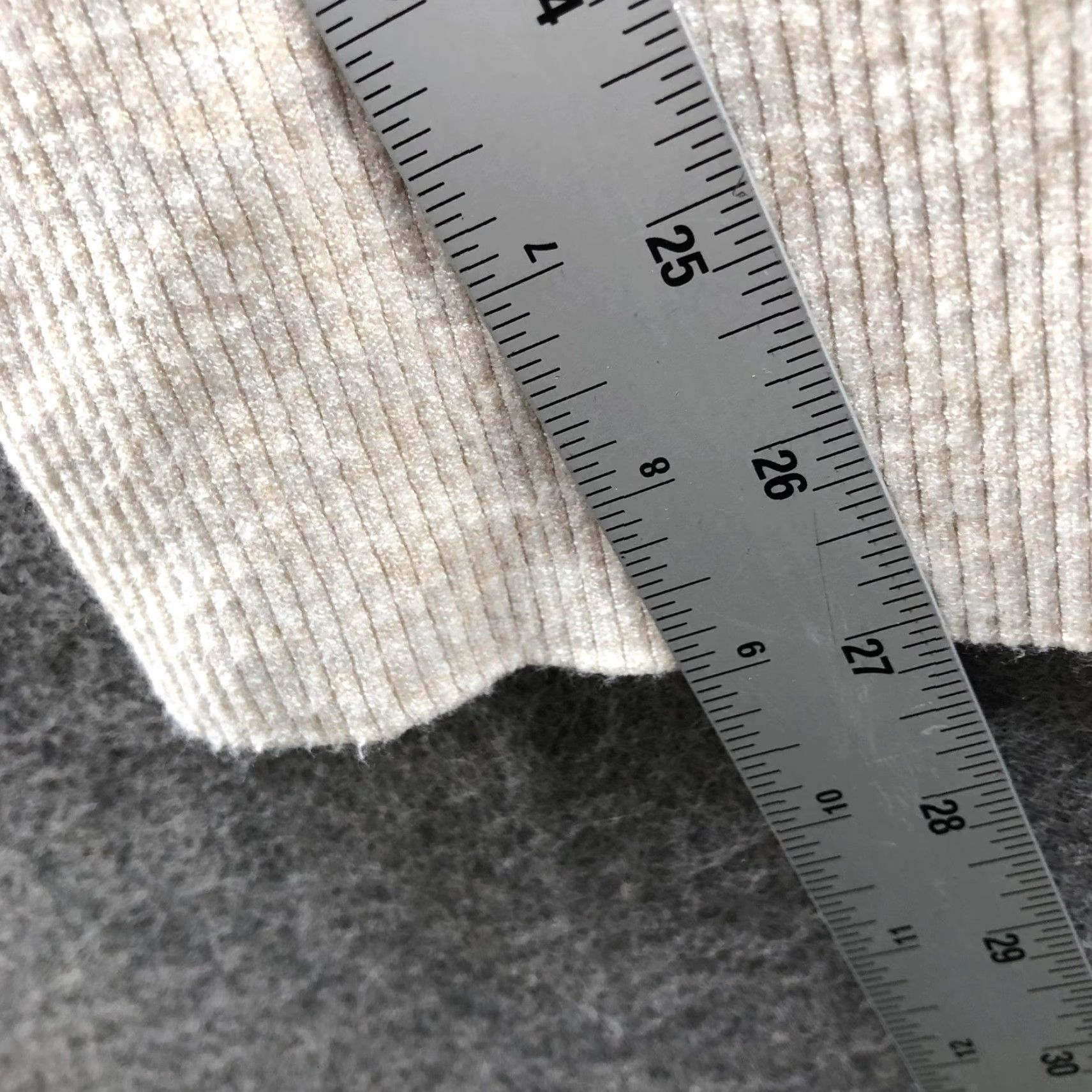 Lou & Grey Uniqlo Wide-Leg Knit Sweater Pants Womens XS Beige Stretch Pockets Comfort Elastic Waist Fall Winter Spring Size S / US 4 / IT 40 - 7 Thumbnail