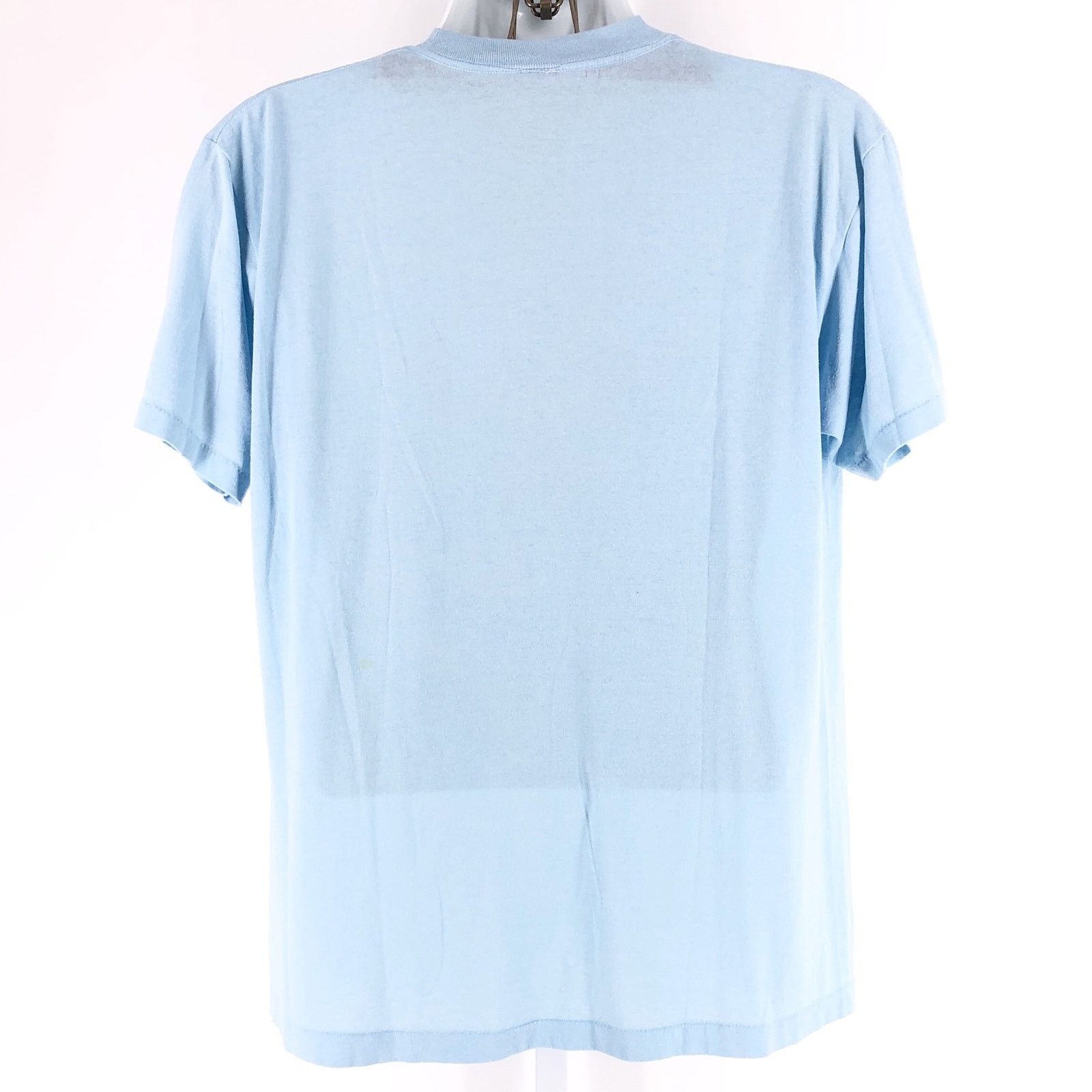 Vintage 80s Mickey Mouse Florida light blue tshirt 1980s vintage Size US L / EU 52-54 / 3 - 2 Thumbnail