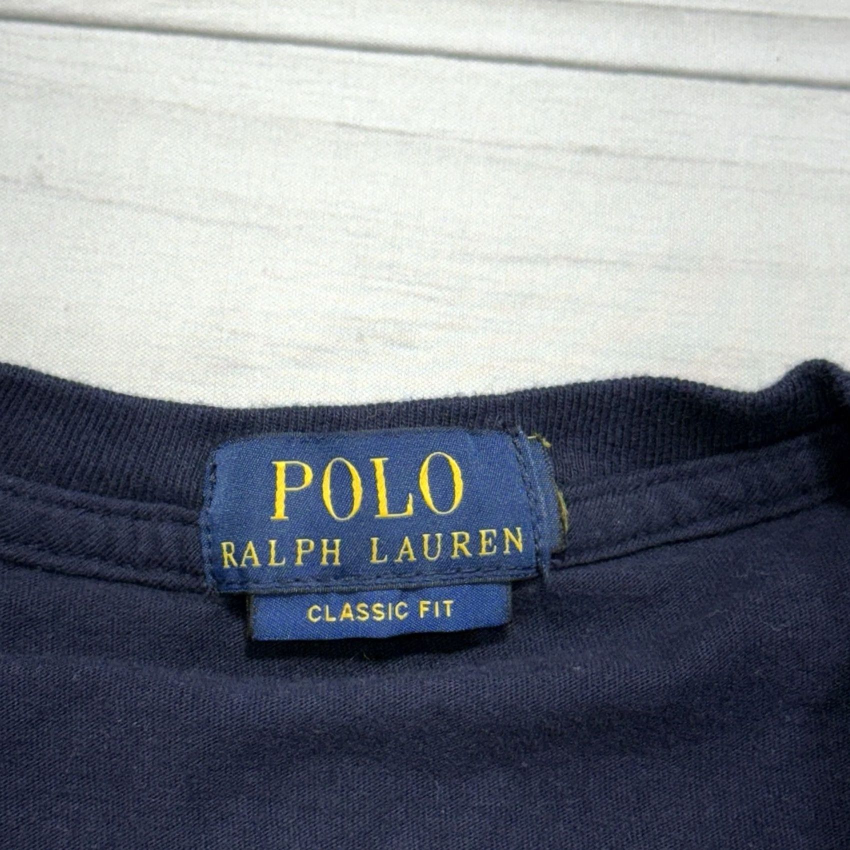Polo Ralph Lauren Polo Ralph Lauren T-Shirt Mens XL Blue American Flag Patriotic 4th of July Logo Short Sleeve Crew Neck Jersey Cotton Vintage: No Size US XL / EU 56 / 4 - 3 Thumbnail