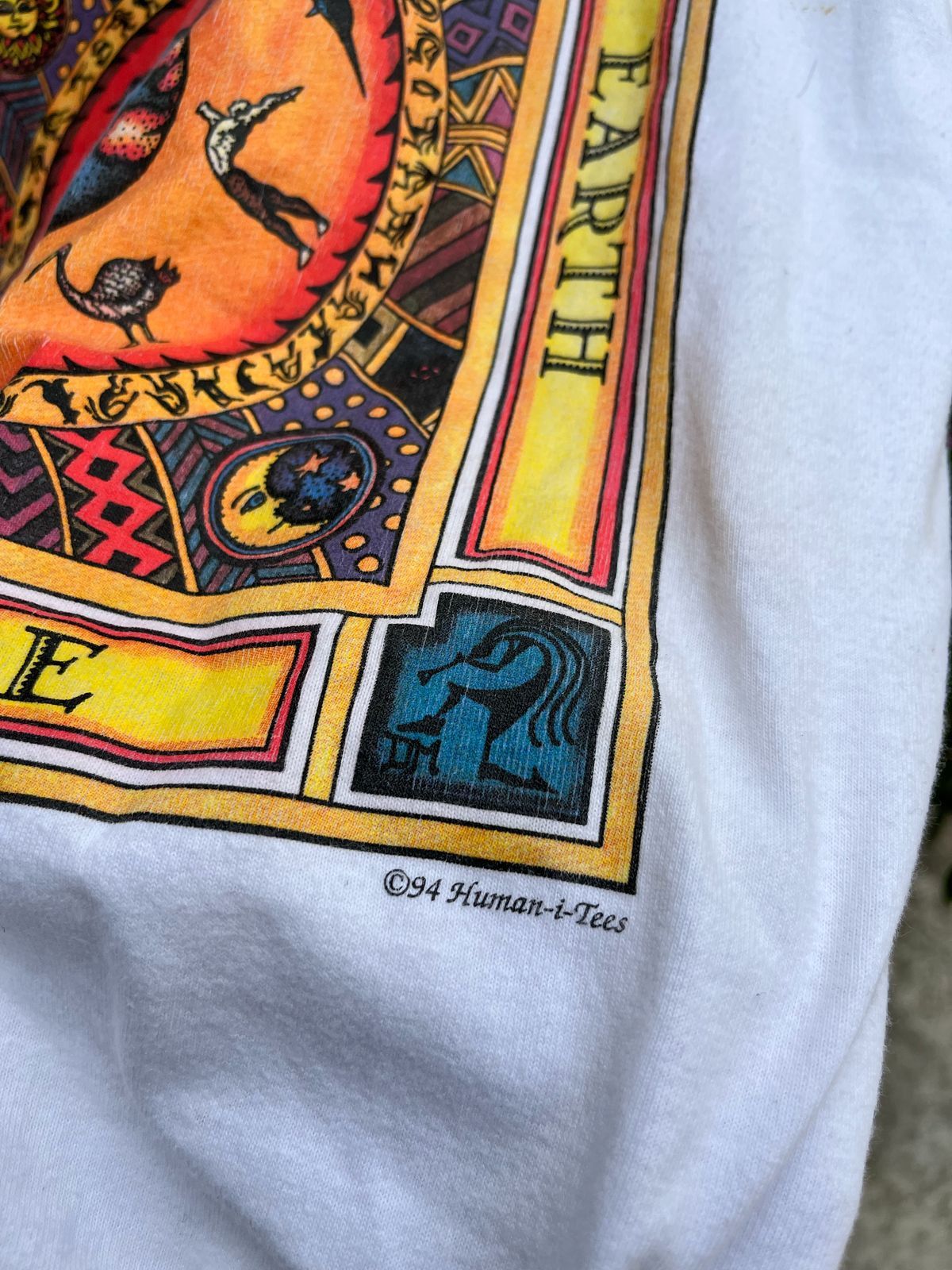 Vintage vtg humanitees '94 harmony, peace, nature & earth tshirt Size US XL / EU 56 / 4 - 4 Thumbnail