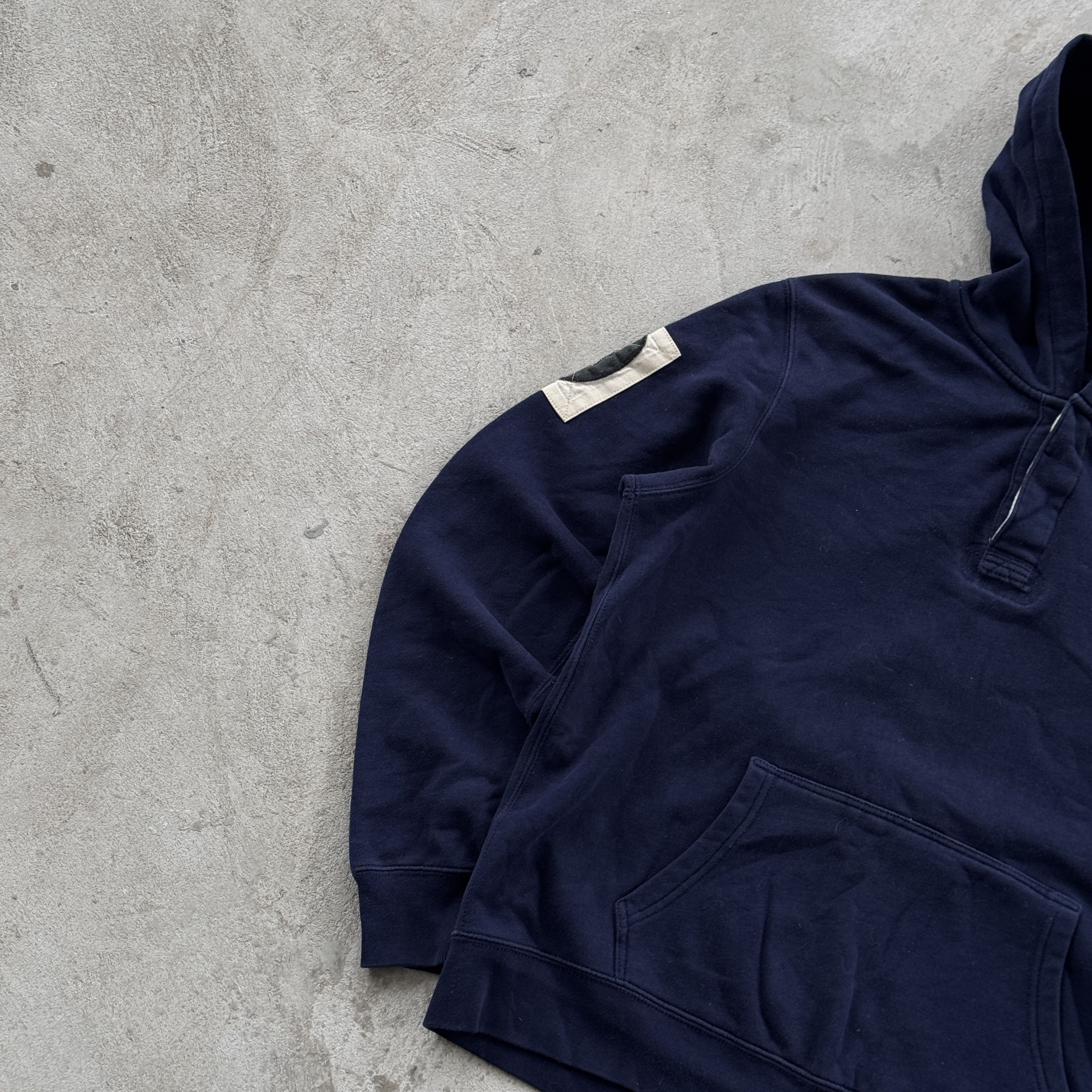Vintage Polo Ralph Lauren Quater Zip Hooded Sweatshirt