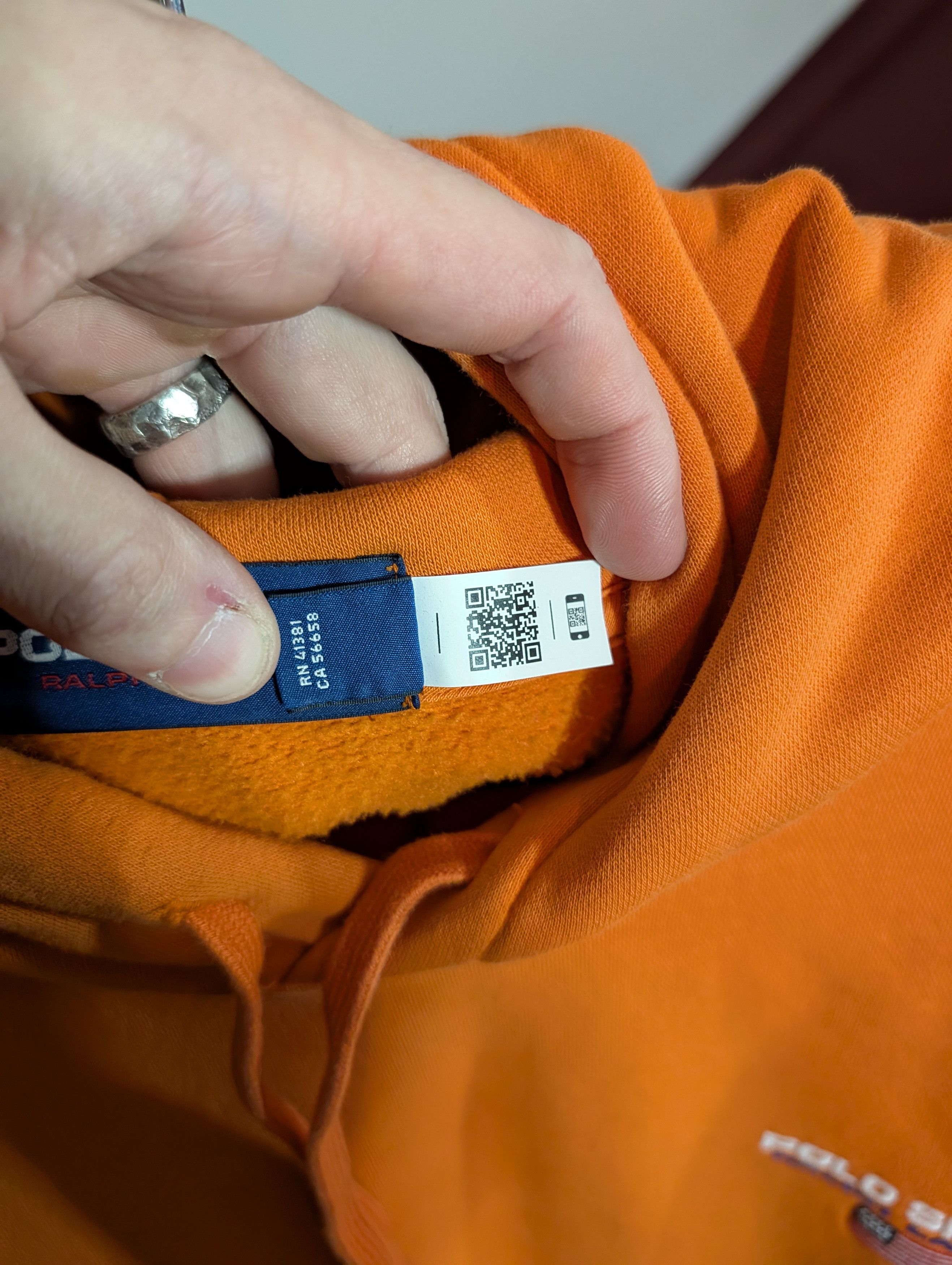 Polo Ralph Lauren POLO SPORT iconic orange logo embroidered hoodie Size US XXL / EU 58 / 5 - 12 Thumbnail