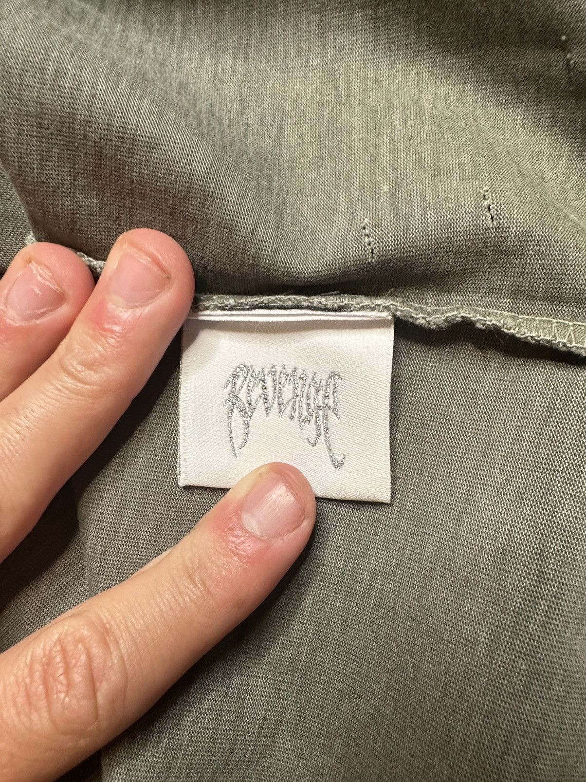 Revenge Kosuke Kawamura Glitch Arch Logo Tee Treated Grey Size US M / EU 48-50 / 2 - 5 Thumbnail