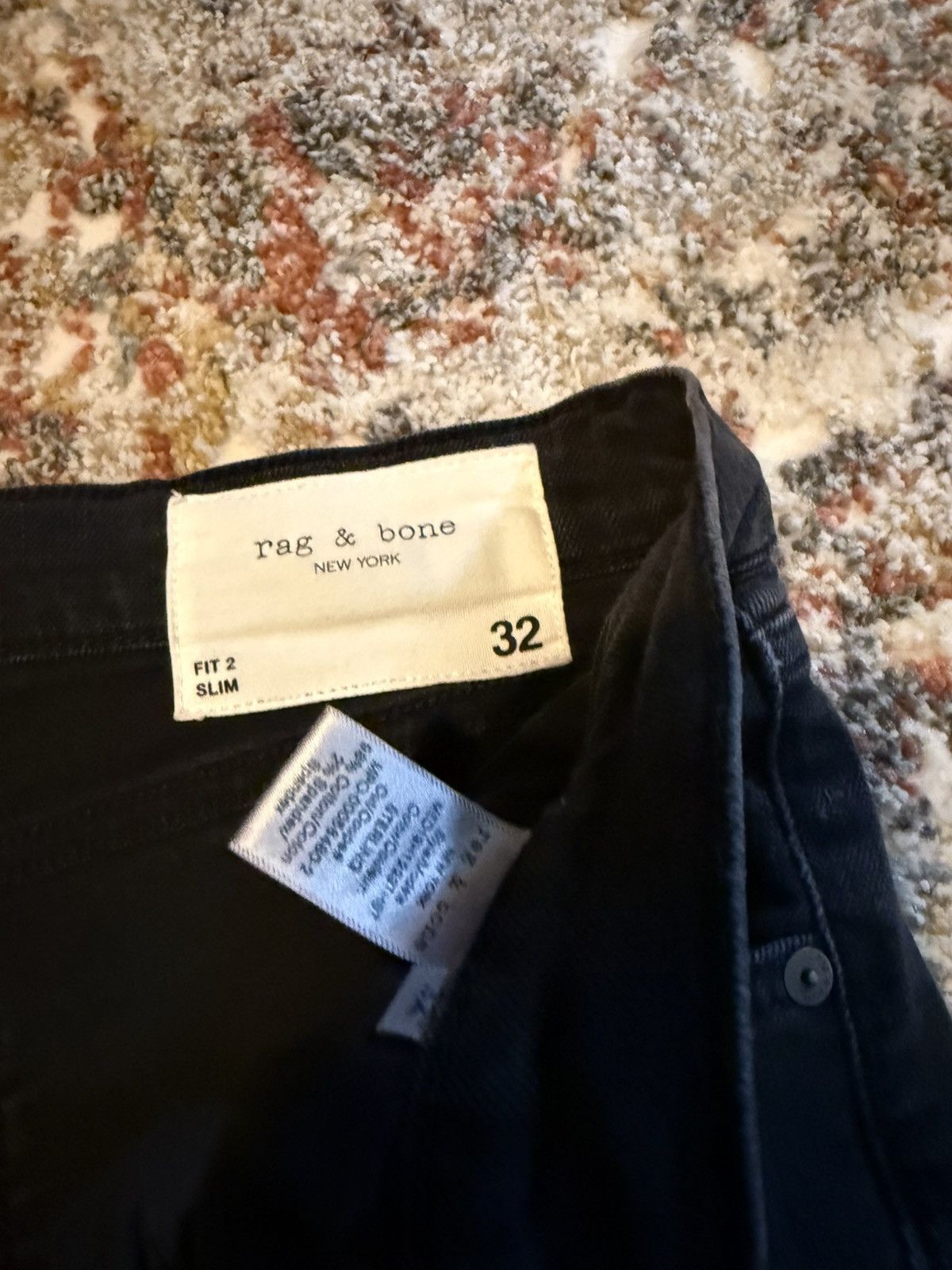 Rag & Bone Rag & Bone Fit 2 Slim Jeans in Sterling Wash Size US 32 / EU 48 - 3 Thumbnail