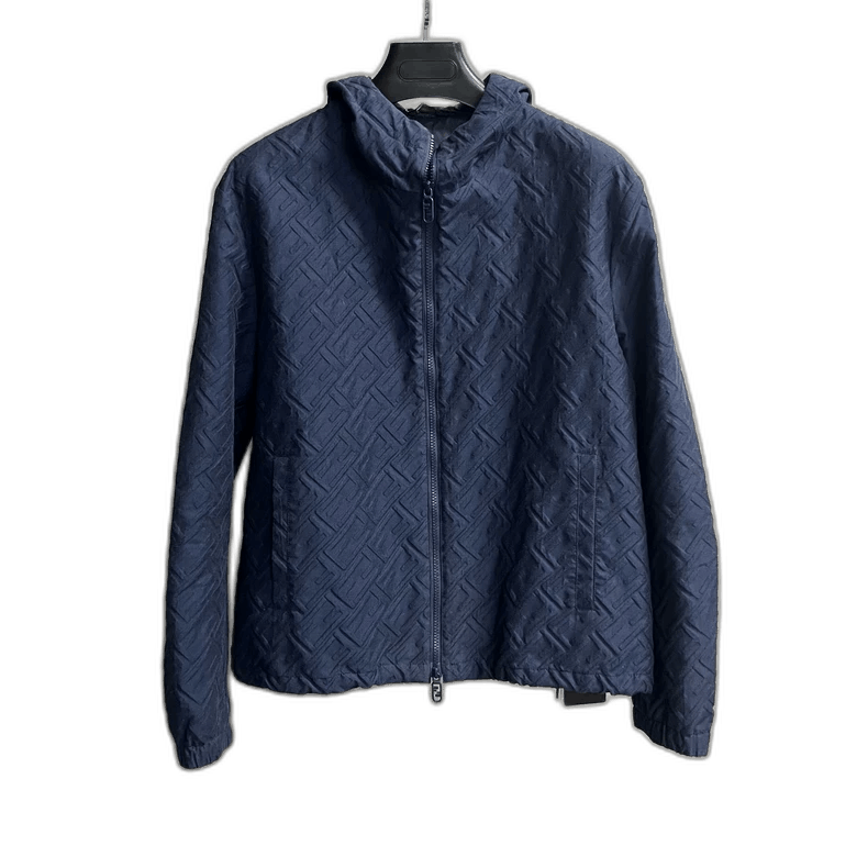Fendi Fendi Blue Logo Hooded Jacket Size US L / EU 52-54 / 3 - 1 Thumbnail