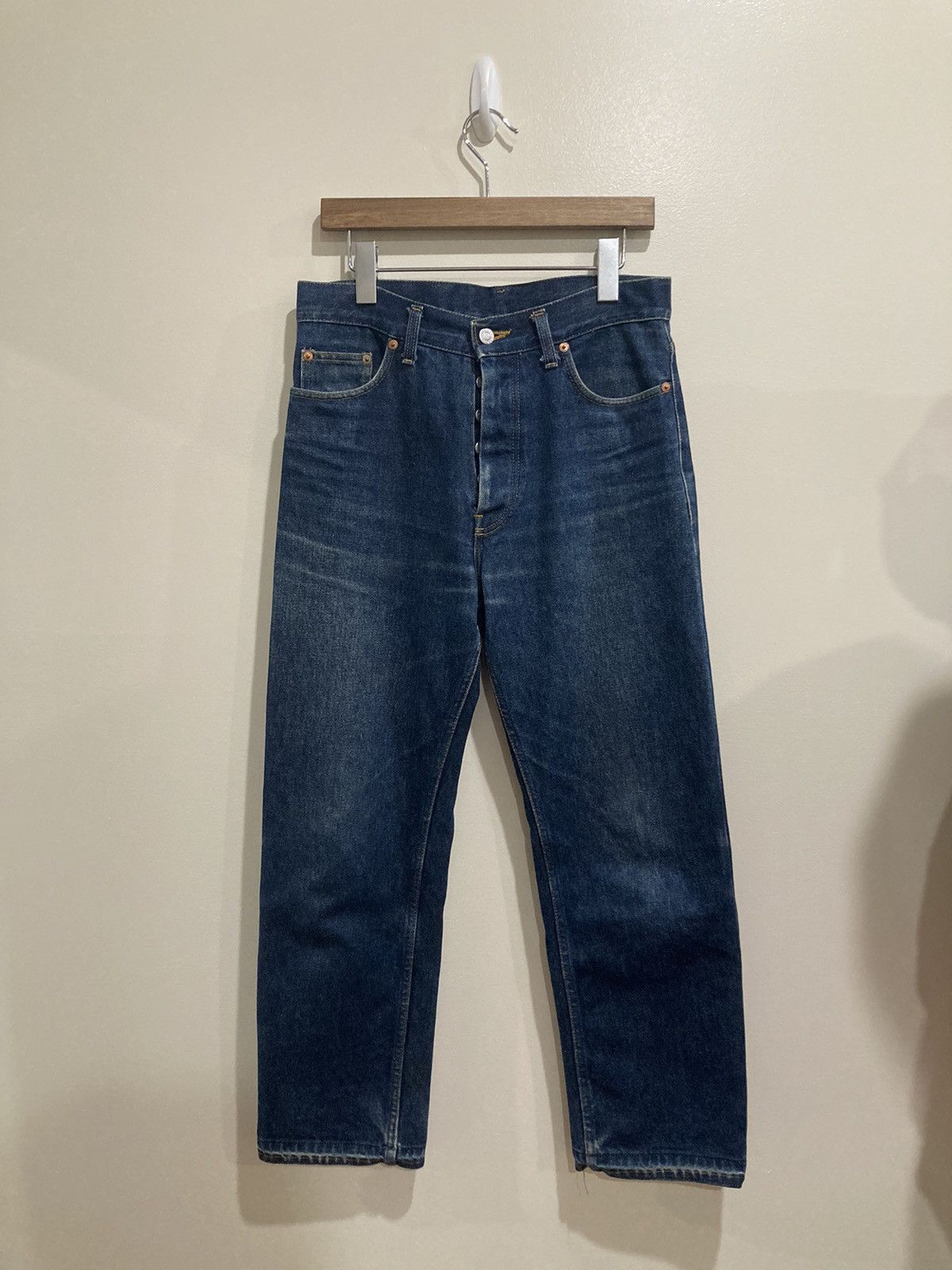 Helmut Lang High waisted cock ring denim Size US 30 / EU 46 - 1 Thumbnail