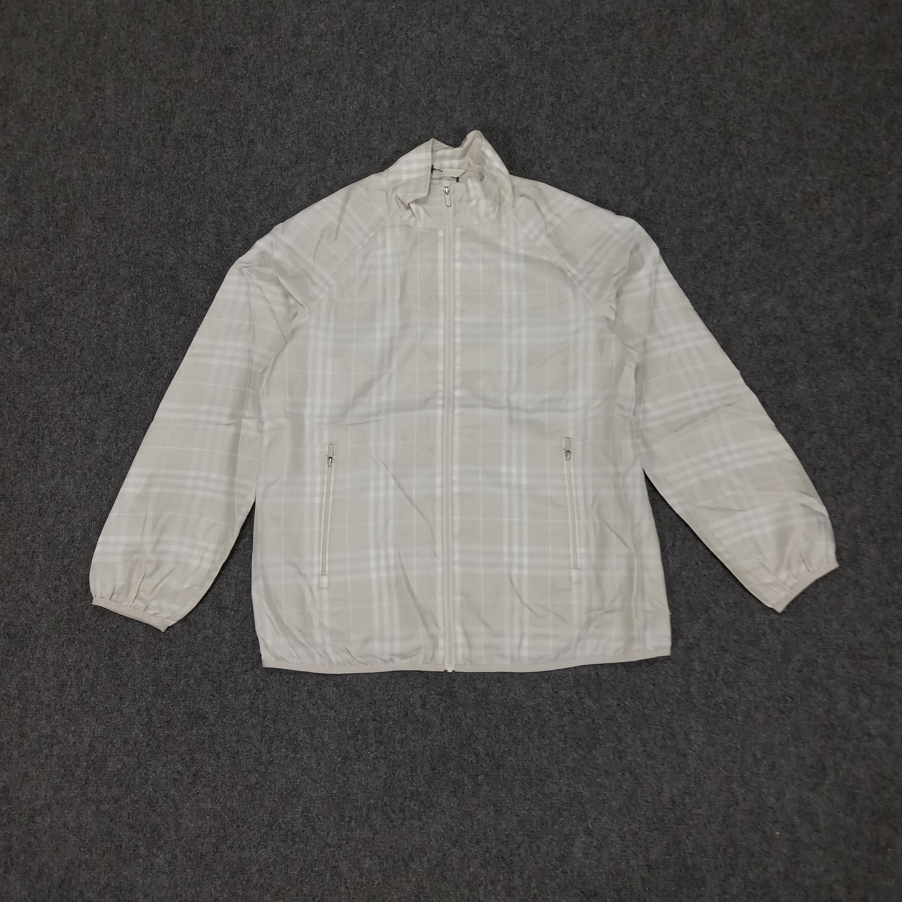 Burberry Golf Nova Check Windbreaker Jacket