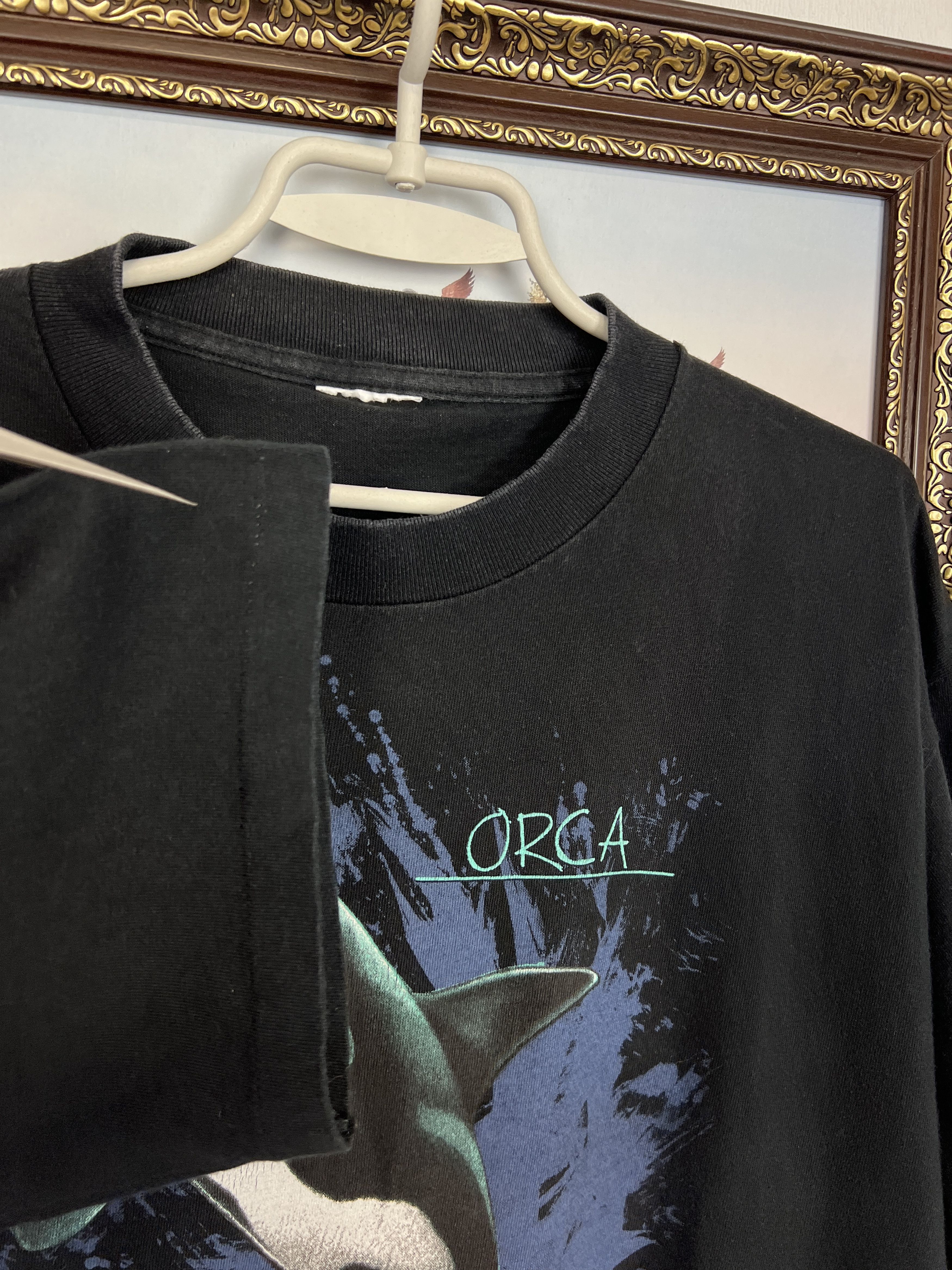 Vintage Vintage SeaWorld Shamu Orca Whale Navy Tee Over Print Size US M / EU 48-50 / 2 - 8 Thumbnail