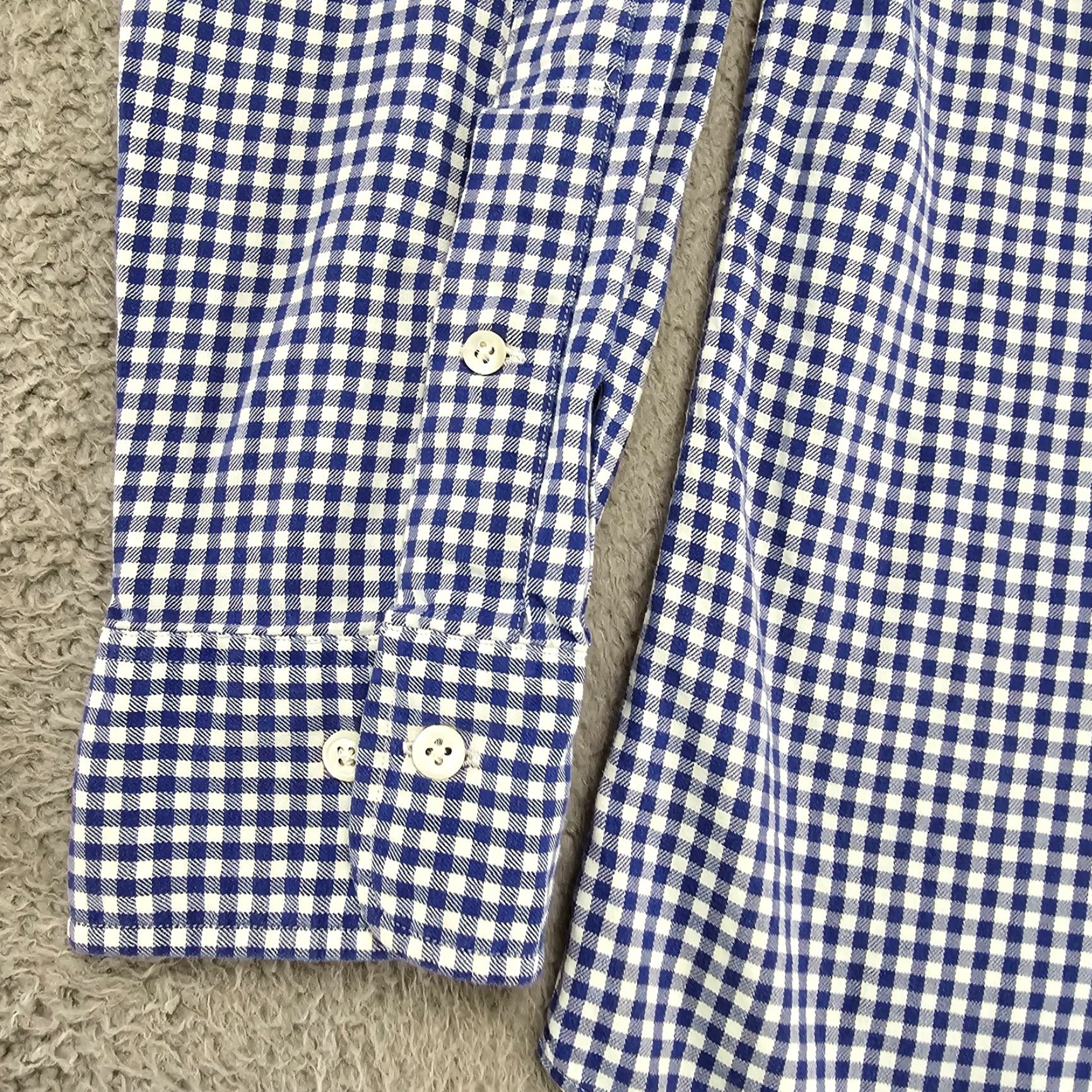 Ralph Lauren Ralph Lauren Shirt Mens Large 16 Blue Regent Knit Long Sleeve Button Up Pony Size US L / EU 52-54 / 3 - 6 Thumbnail
