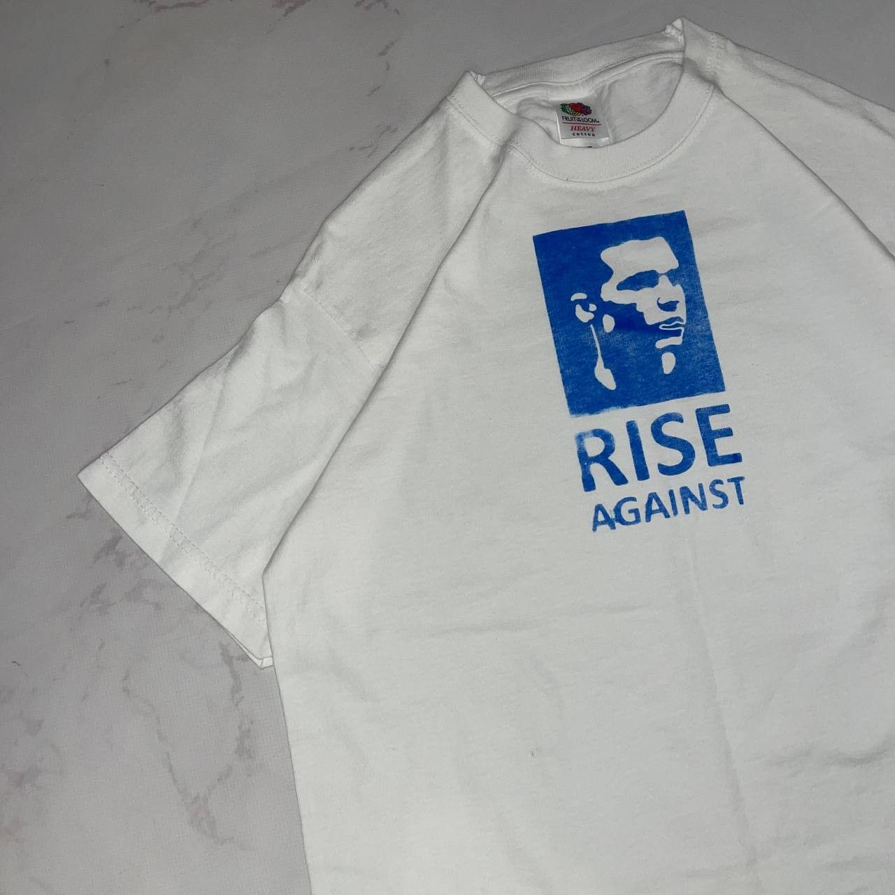 Vintage Vintage X Band Tees Rise Against White t-shirts size M Size US M / EU 48-50 / 2 - 2 Thumbnail