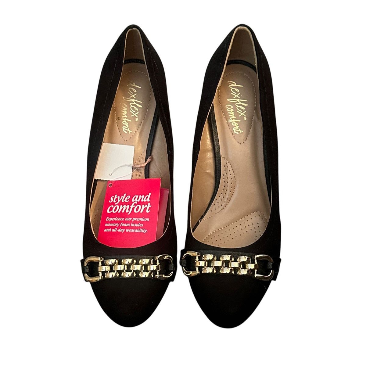 Other Dexiflex Comfort chain detail wedges Size US 8 / IT 38 - 2 Thumbnail