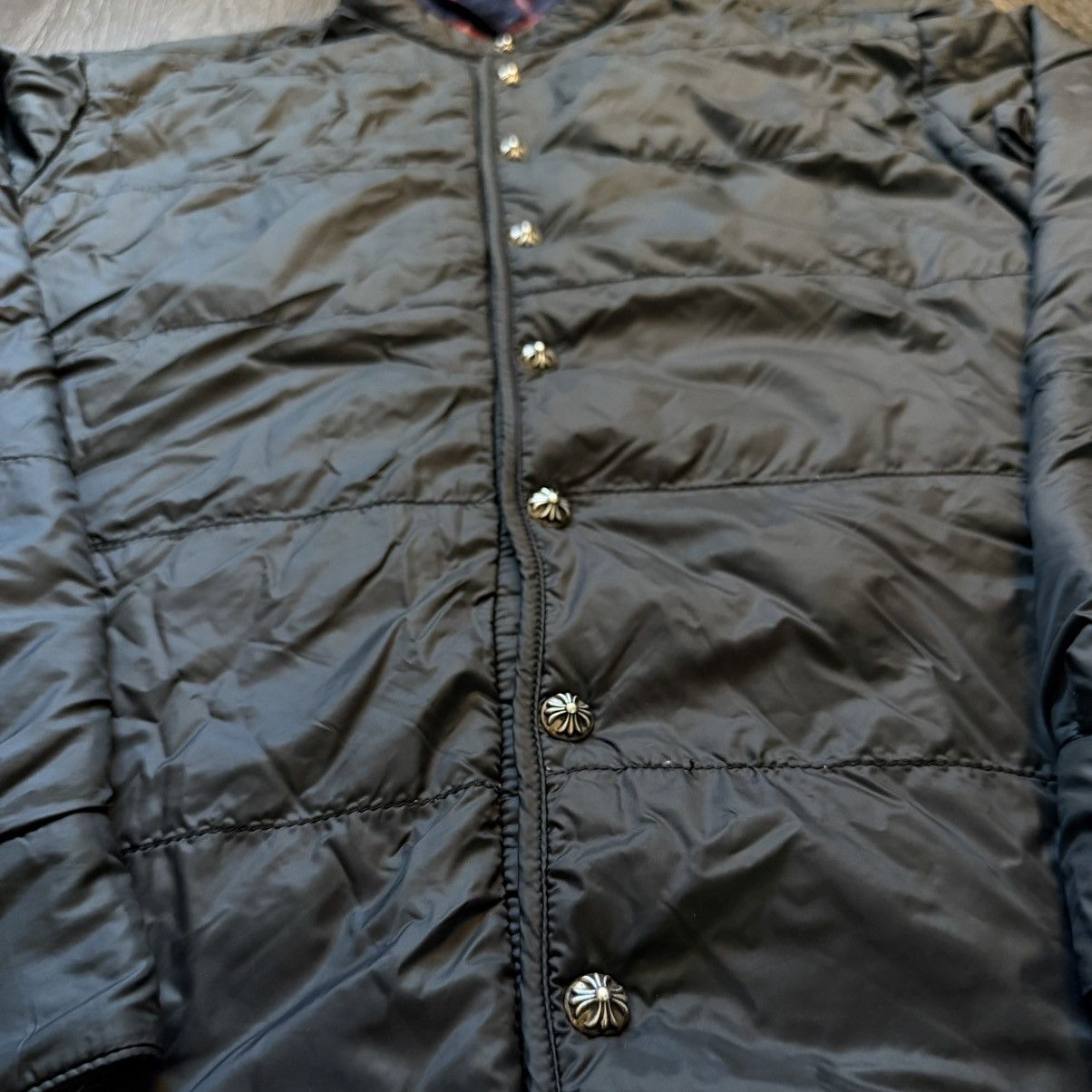 Chrome Hearts Chrome Hearts Patch Flannel Reversible RARE 1/1 Patch Hoodie Size US L / EU 52-54 / 3 - 16 Thumbnail
