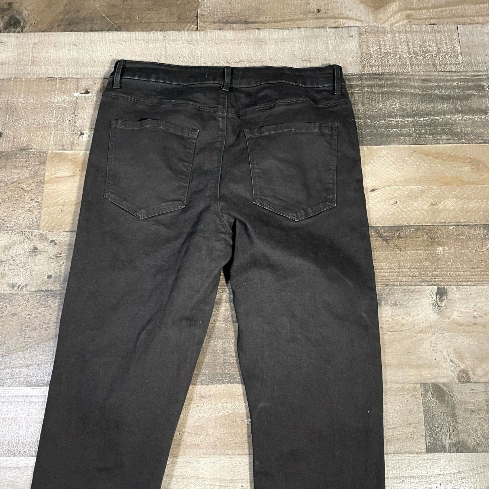 Forever 21 FOREVER 21 Jeans Womens 30 High Rise Skinny Zip Closure Dark Wash Black Denim Size 30" / US 8 / IT 44 - 5 Thumbnail