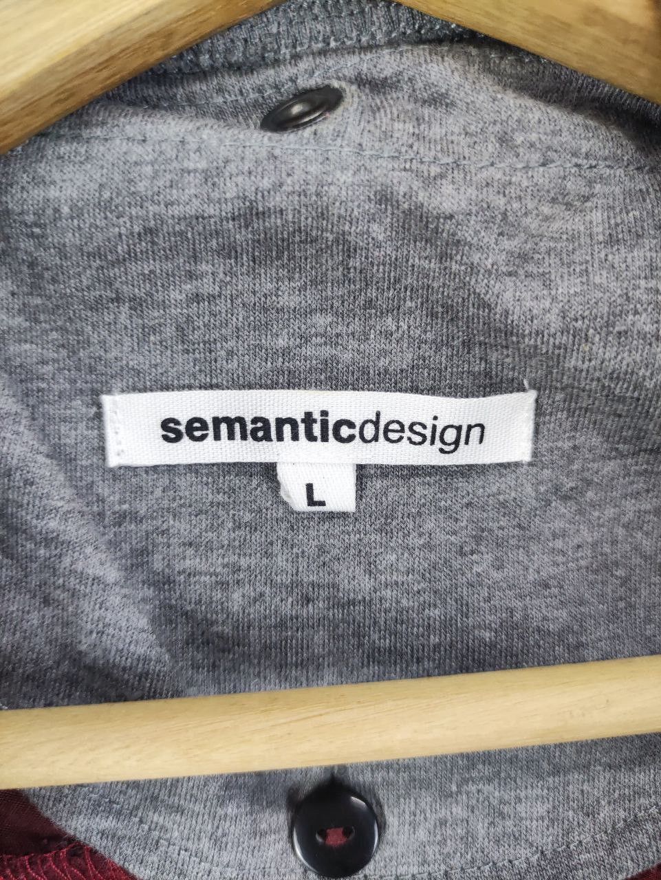If Six Was Nine × Le Grande Bleu (L.G.B.) × semanticdesign Semantic Design Double Layered Zipper Jacket hoodie Size US M / EU 48-50 / 2 - 5 Thumbnail