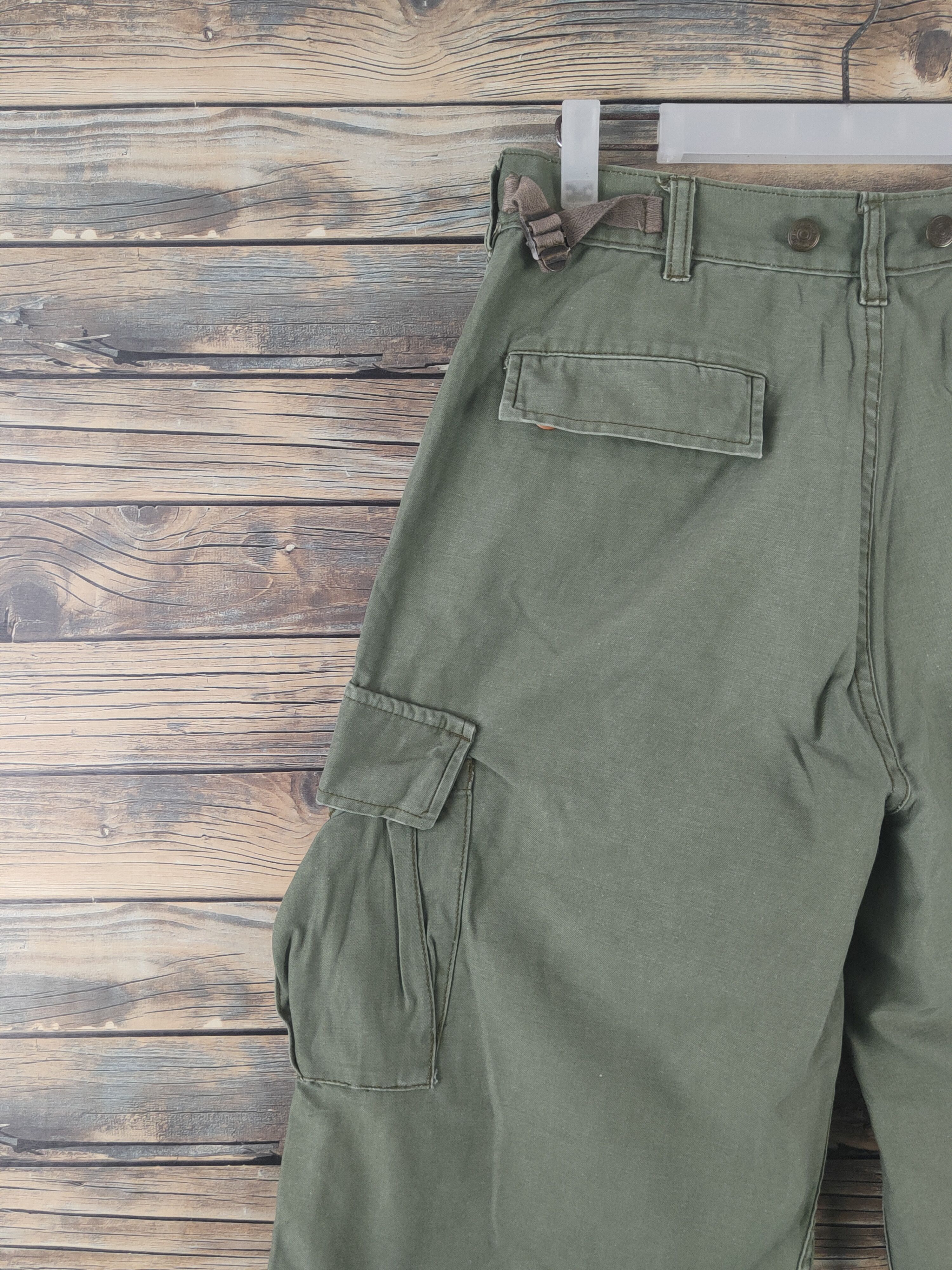 Japanese Brand DL Japanese Brand Green Multipocket Cargo Pants #2110 Size US 30 / EU 46 - 8 Thumbnail
