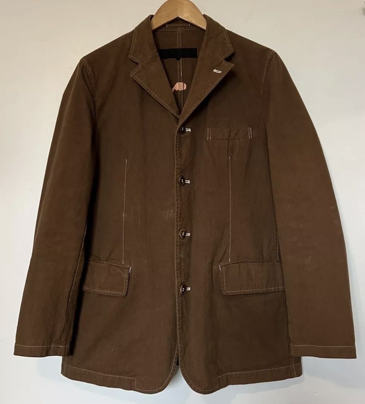 Comme des Garcons Homme Plus CDGH AD2002 Painted Flower Reversible Blazer Men’s S Size US S / EU 44-46 / 1 - 6 Thumbnail