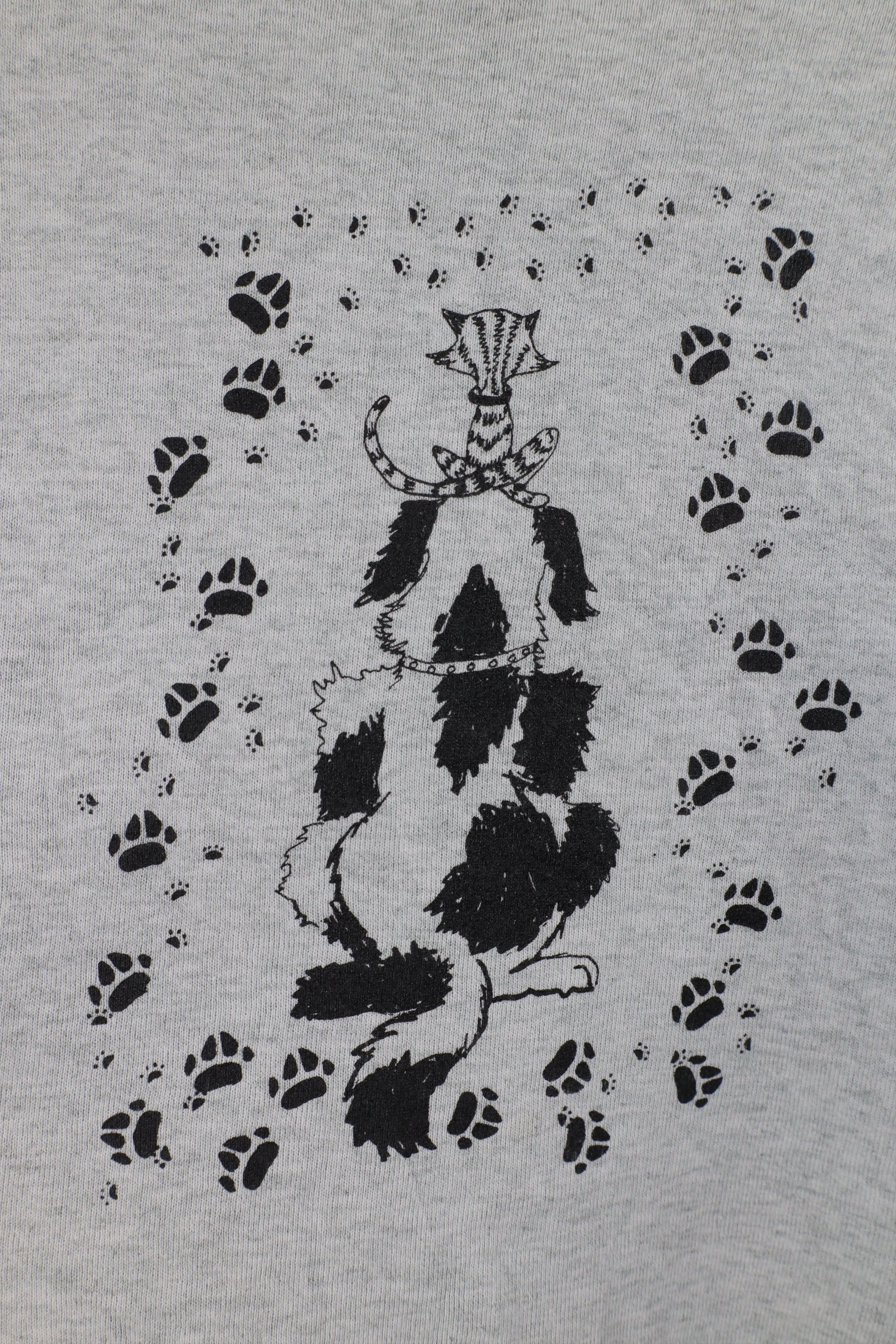 Vintage Vintage 90s Streetwear Humane Society Dog Cat Sweatshirt Size XL / US 12-14 / IT 48-50 - 12 Thumbnail