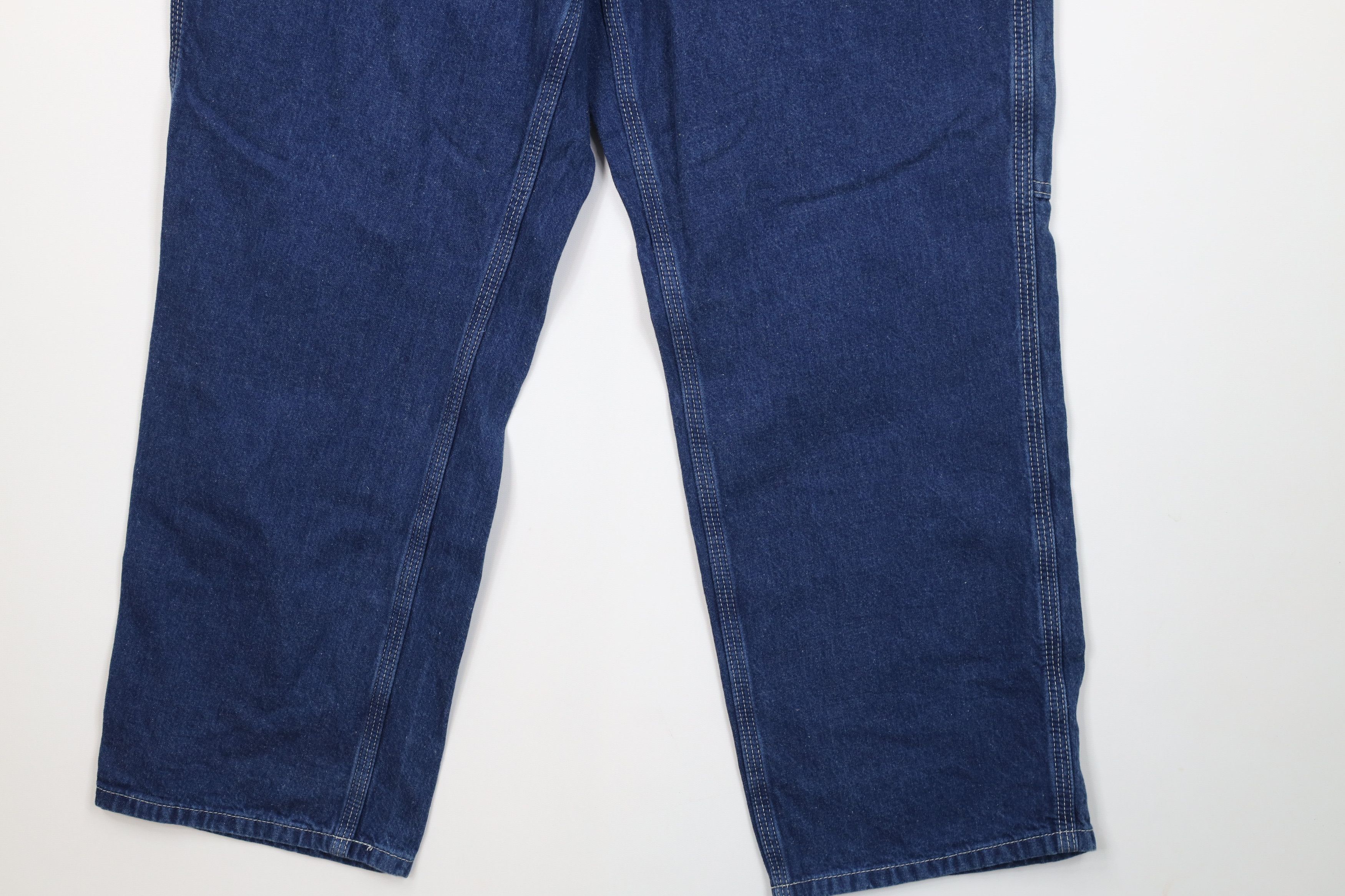 Carhartt Vintage Y2K Carhartt Wide Leg Dungaree Denim Jeans Cotton Size US 34 / EU 50 - 4 Thumbnail
