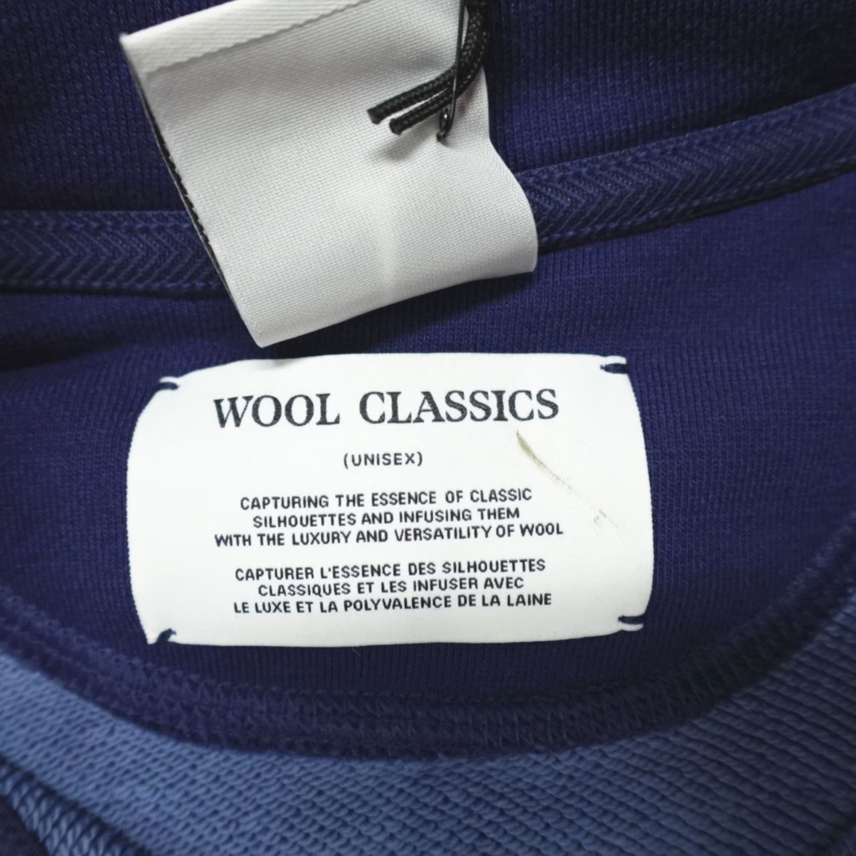 Nike Nike Wool Classics 1/4 Zip Relaxed Fit Sweater XS Blue Void FV4891-492 Size US XS / EU 42 / 0 - 5 Thumbnail
