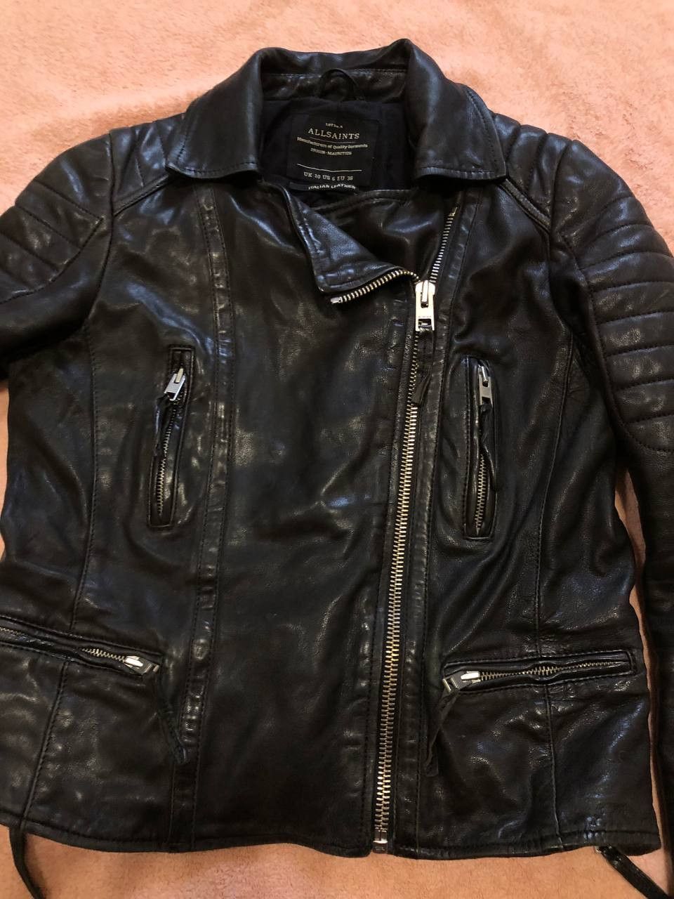 Allsaints AllSaints Texas Leather Women’s Jacket Size M / US 6-8 / IT 42-44 - 19 Thumbnail