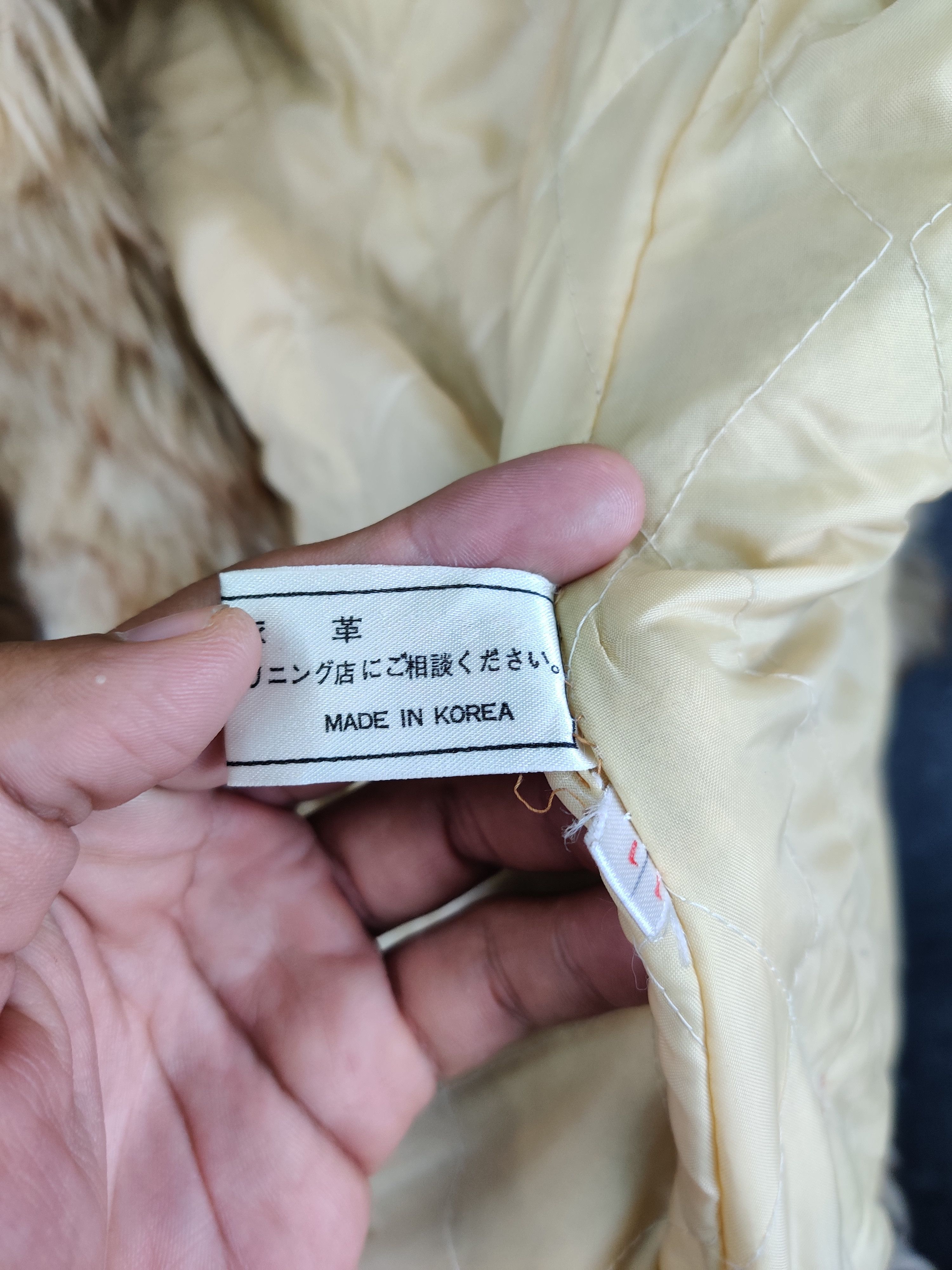 Japanese Brand Vintage Patchwork Mink Fur Blanket Leather Jacket Size US M / EU 48-50 / 2 - 15 Thumbnail
