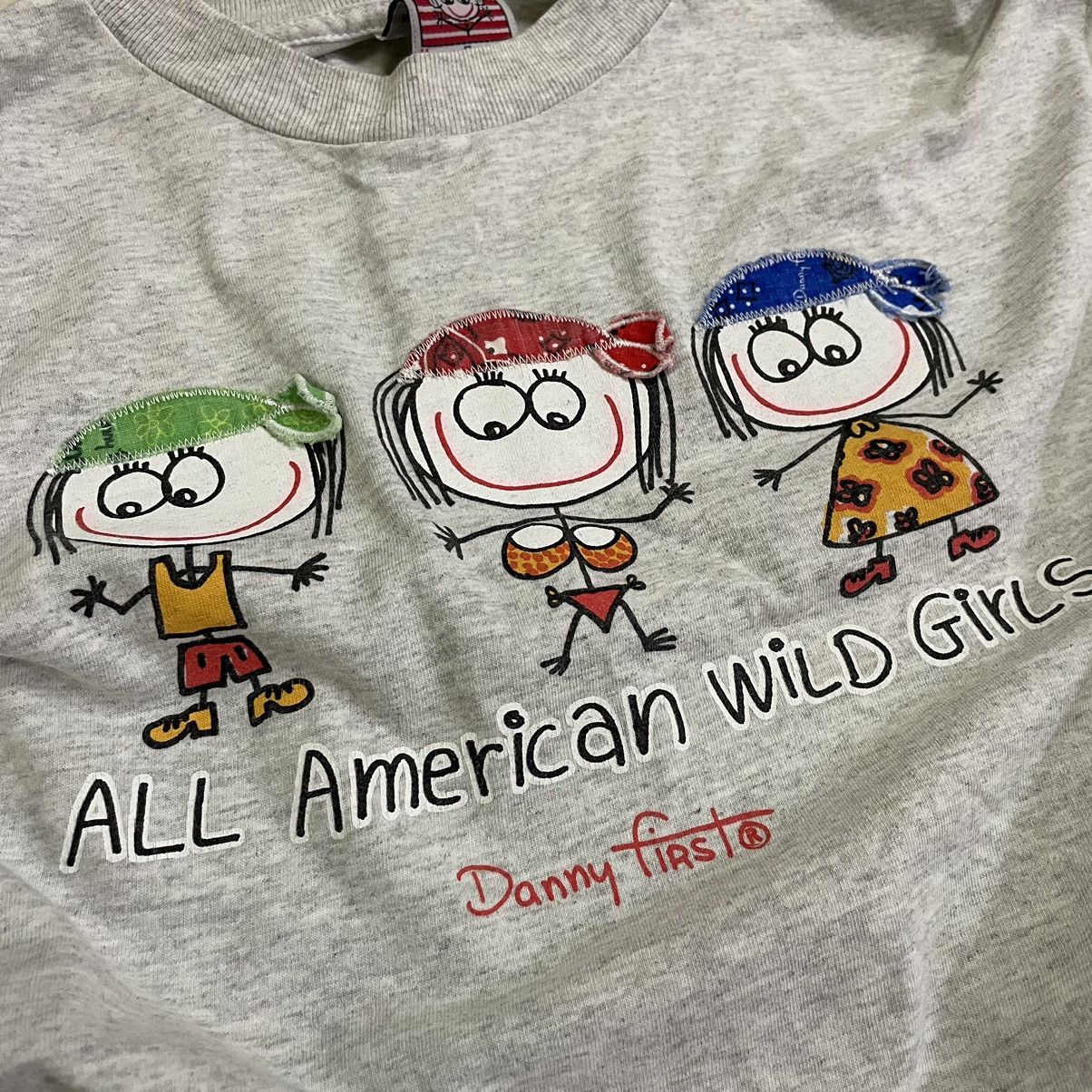 Japanese Brand × Vintage Tshirt Vintage All America Wild Girl Danny Firsto Size US M / EU 48-50 / 2 - 6 Thumbnail