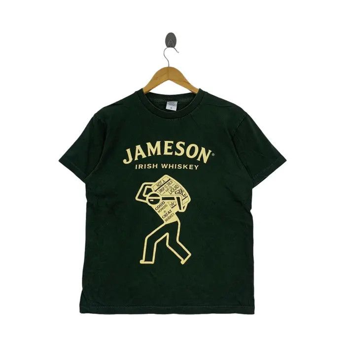 Vintage Vintage JAMESON IRISH WHISKEY Liquid Gold Tee Shirt Size US M / EU 48-50 / 2 - 1 Thumbnail