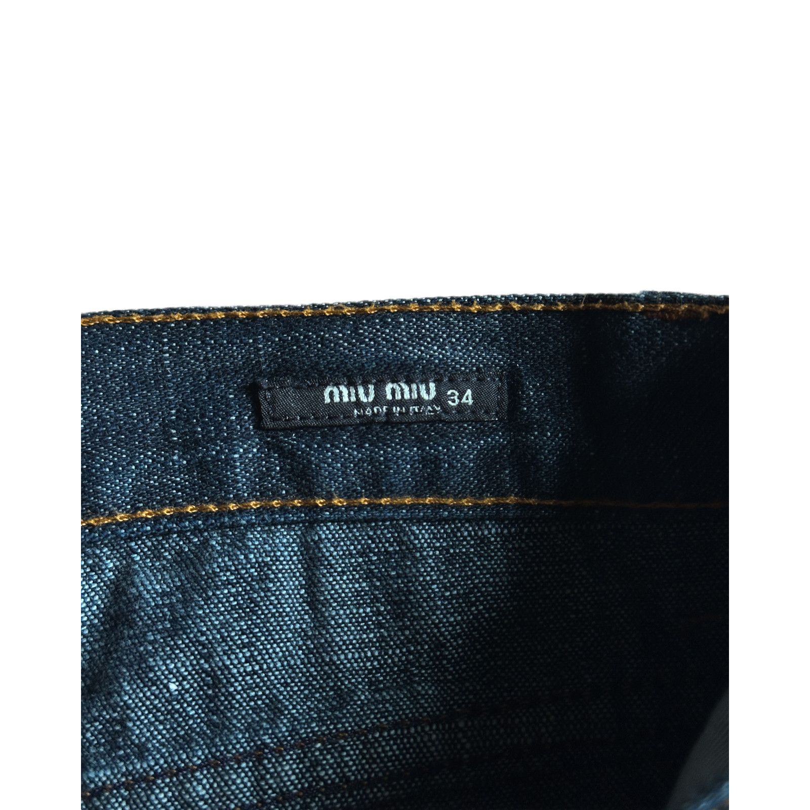 Miu Miu Miu Miu Bootcut Jeans Size US 33 - 3 Thumbnail