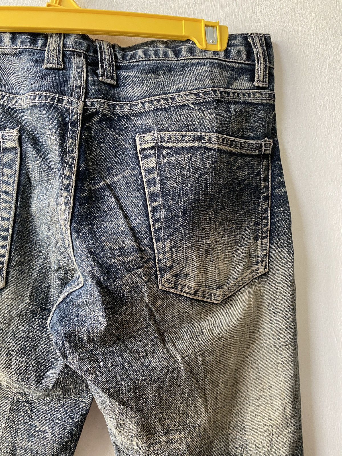 Japanese Brand Japanese Brand Root Three Skulls Design Distressed Denim Size US 32 / EU 48 - 12 Thumbnail